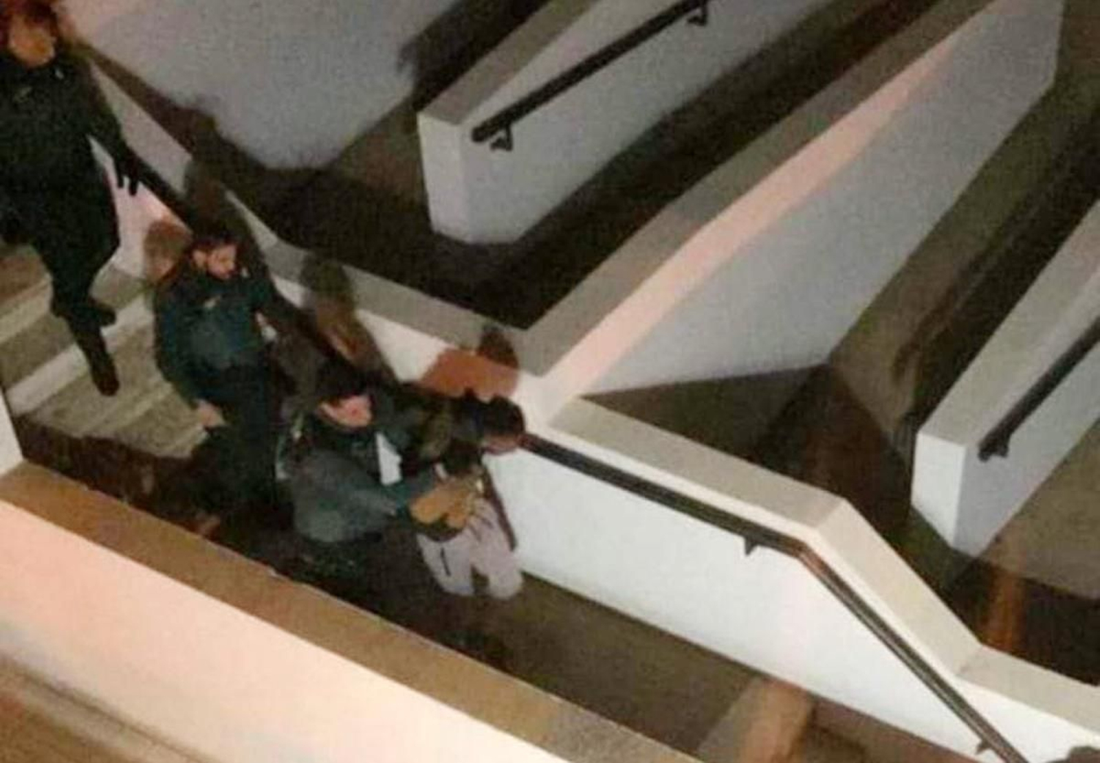 Momento de la detención