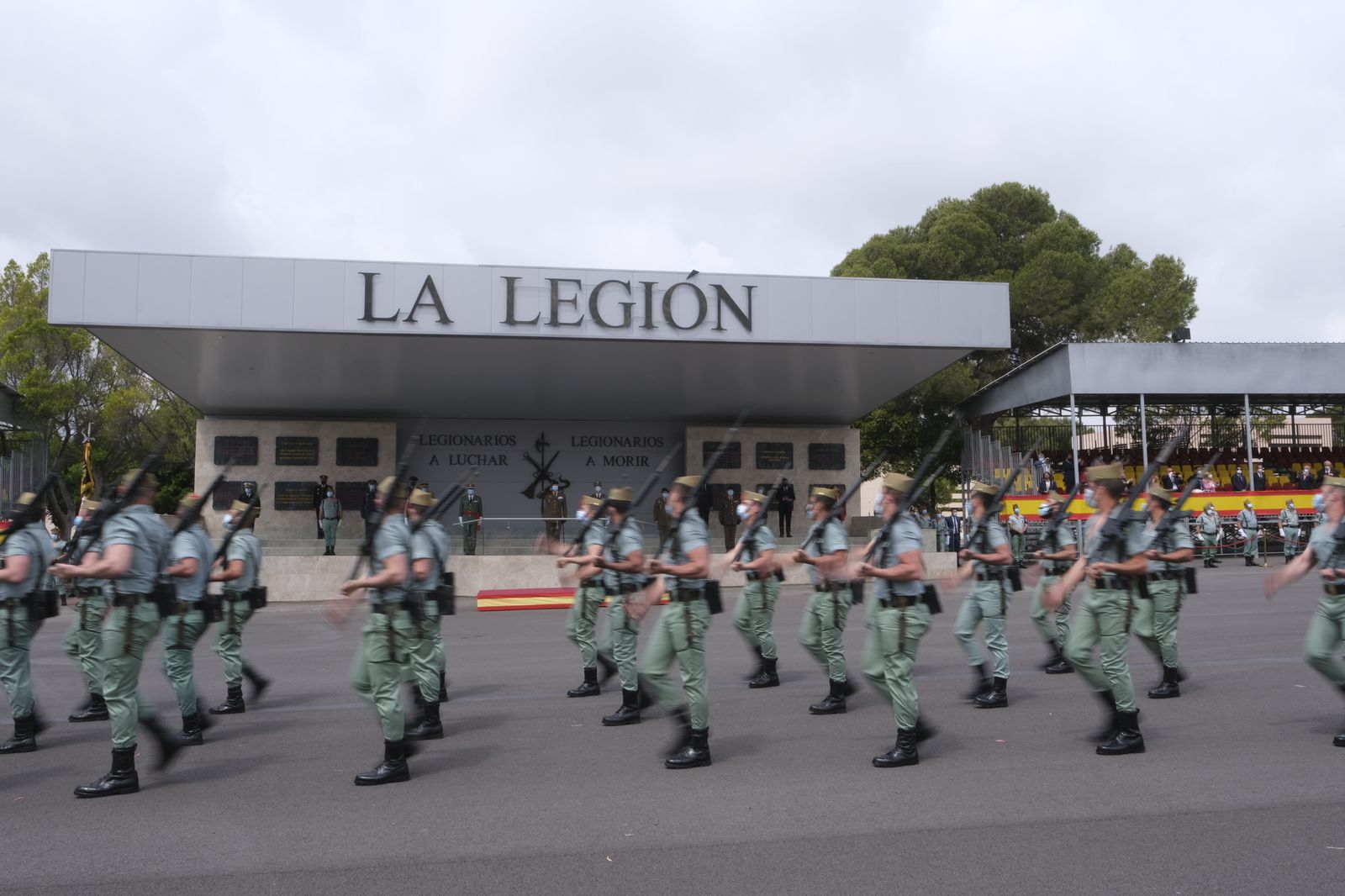 Fotogalería toma de posesión del General Melchor Marín Elvira. La Legión. Almería