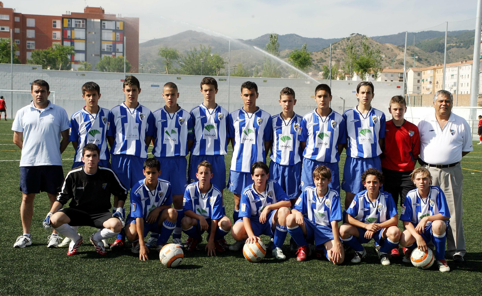 Las fotos de Jesús Mosquera, protagonista de 'Toy Boy', con la camiseta del Málaga CF