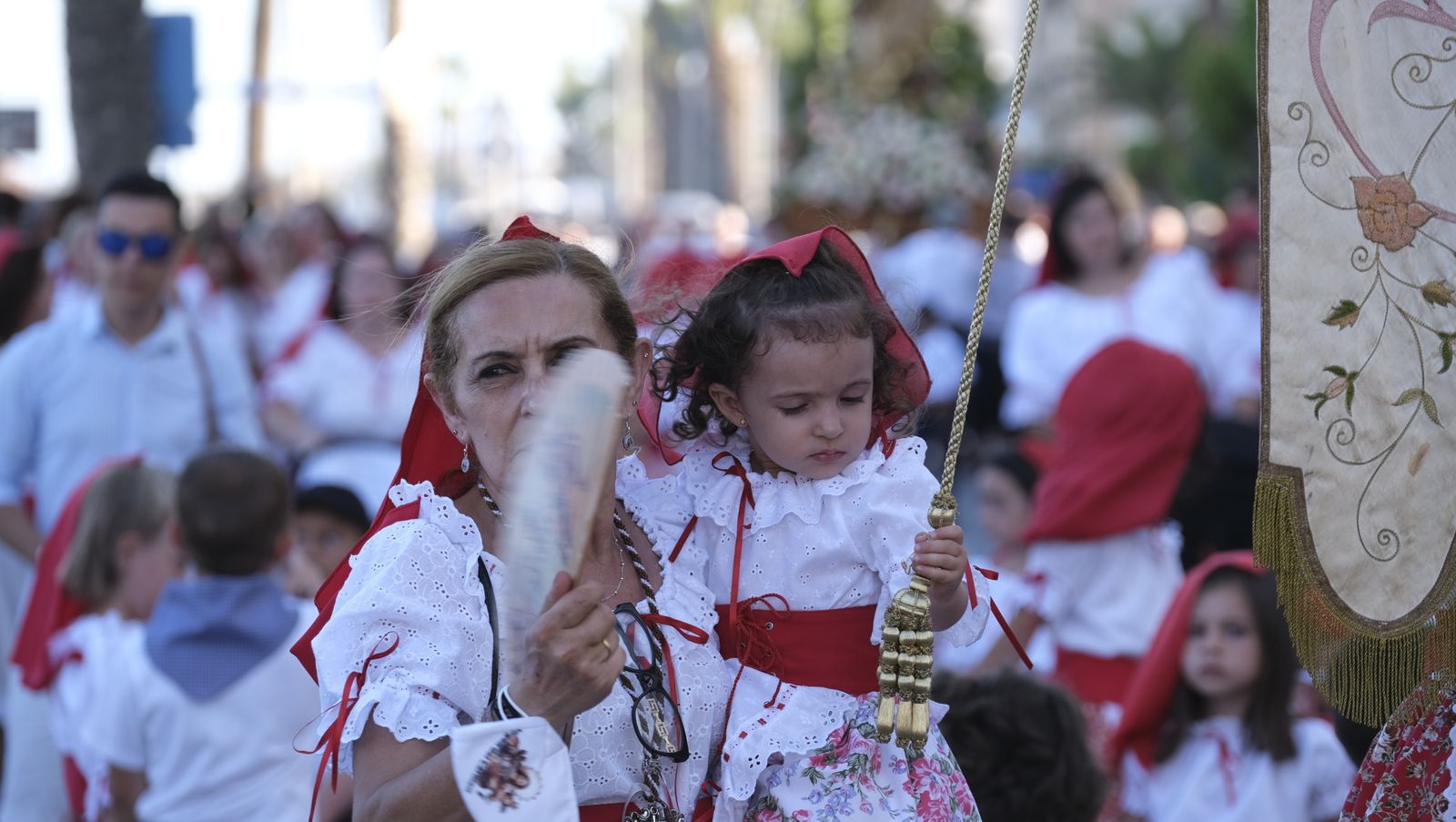Imágenes de la procesión marinera de la Virgen del Carmen de Garrucha