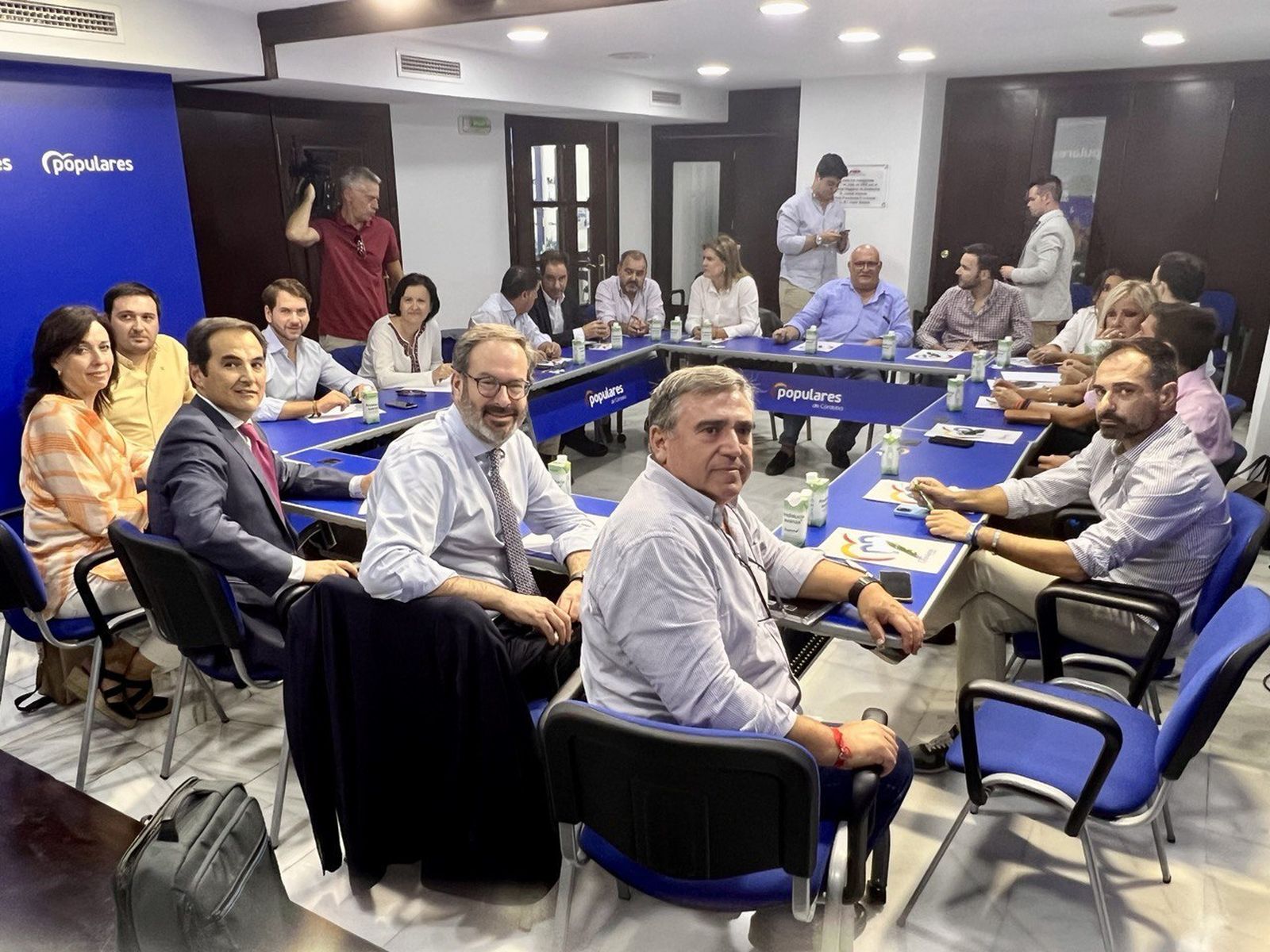 Reunión del consejo de alcaldes del PP de Córdoba.