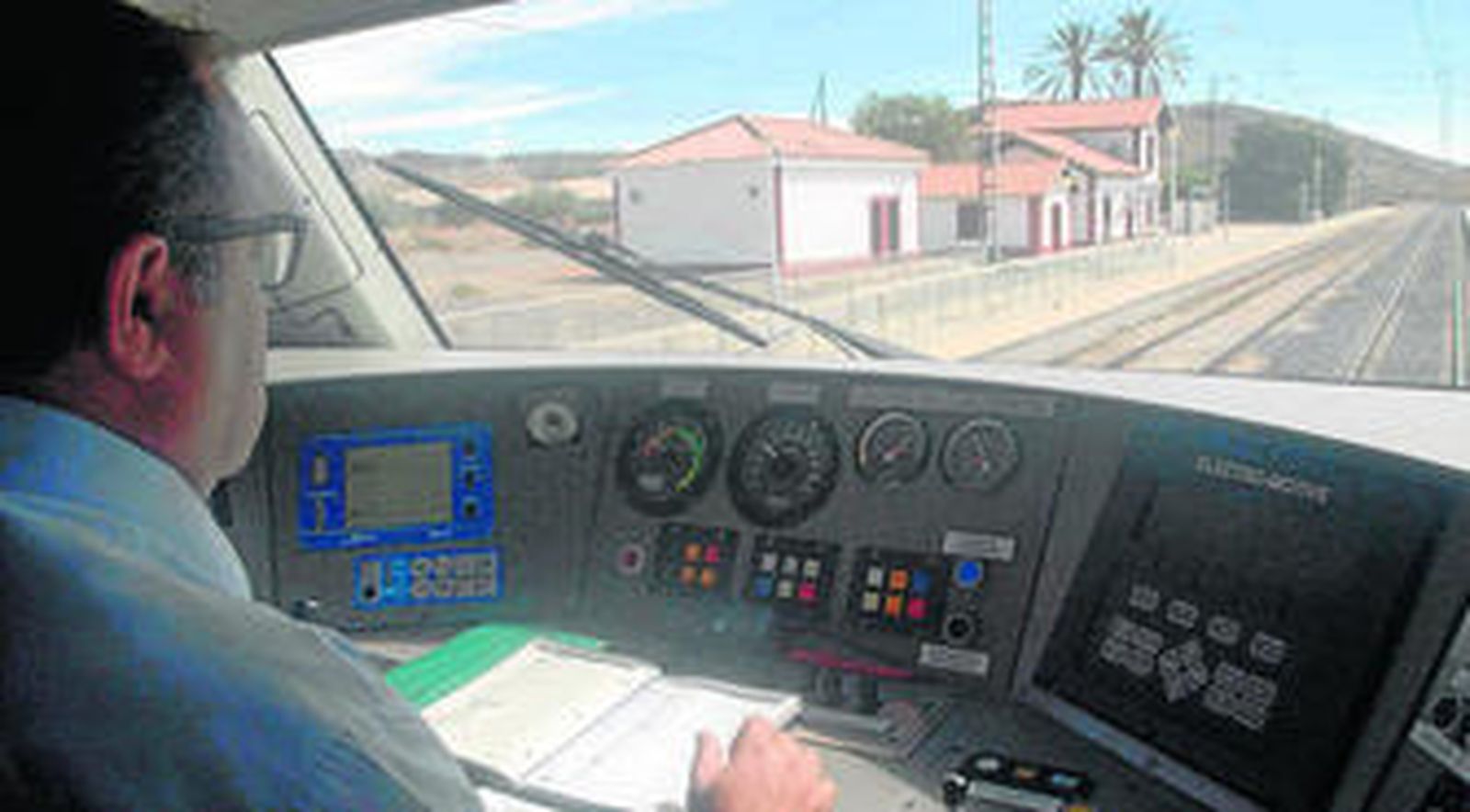 Interior de la cabina de uno de los talgo VI que realiza la ruta entre Almería y Madrid.