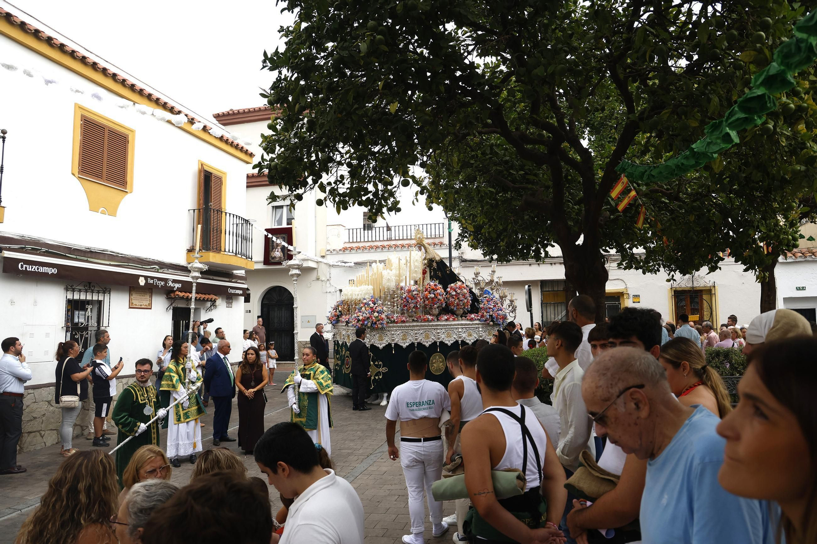 Las fotos de la peregrinación extraordinaria de la Esperanza de Algeciras a la iglesia de la Palma