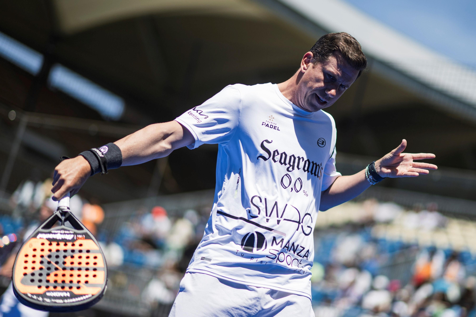 Las mejores fotos de los cuartos de final del pádel en el Estadio de la Cartuja