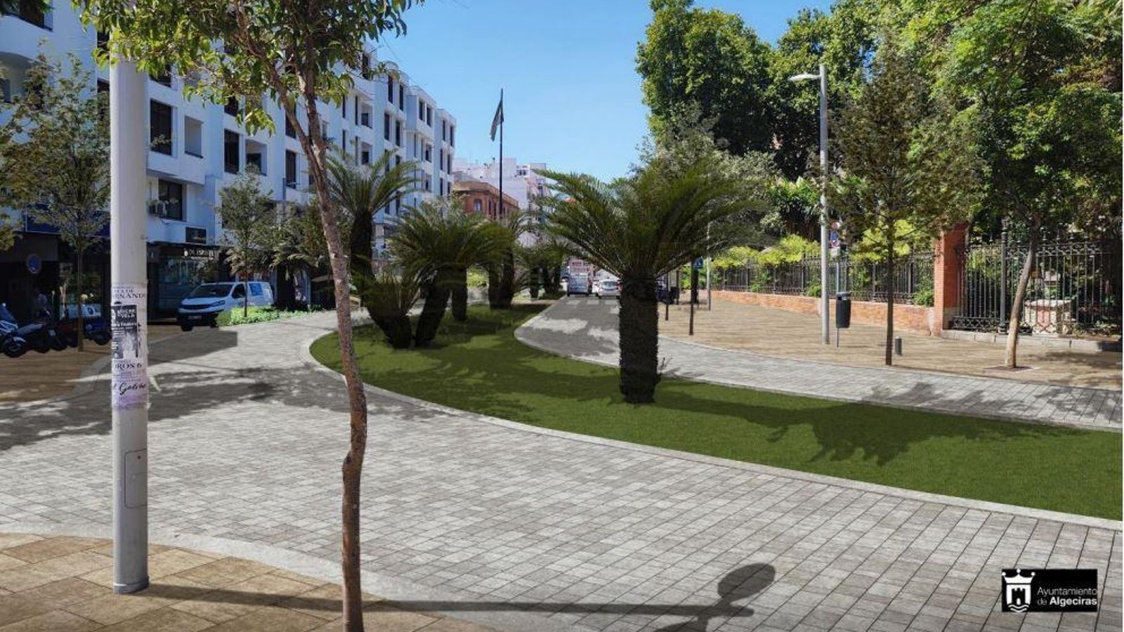 El entronque entre Blas Infante y Capitán Ontañón, con la reforma prevista.