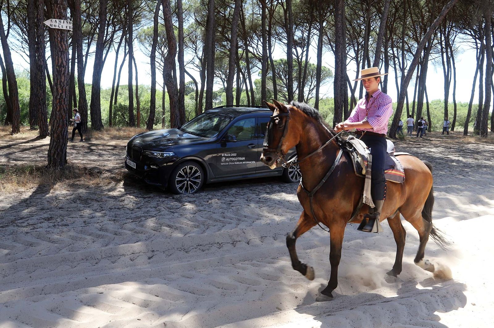 Todos los peregrinos de la Hermandad de Huelva, en imágenes