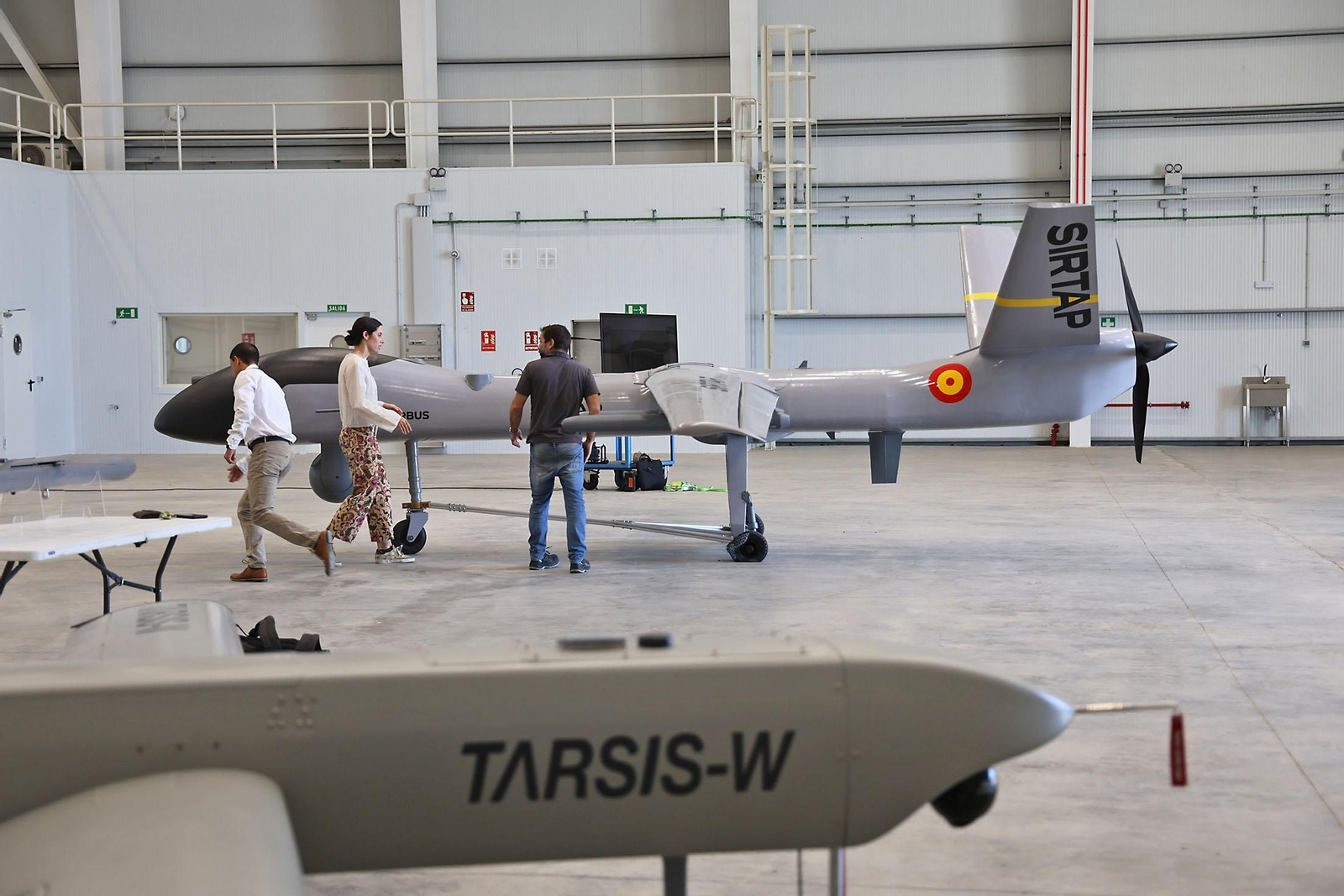 Imágenes de la Visita de la ministra de Defensa, Margarita Robles, a el Centro de Ensayos de Sistemas Aéreos no Tripulados CEUS