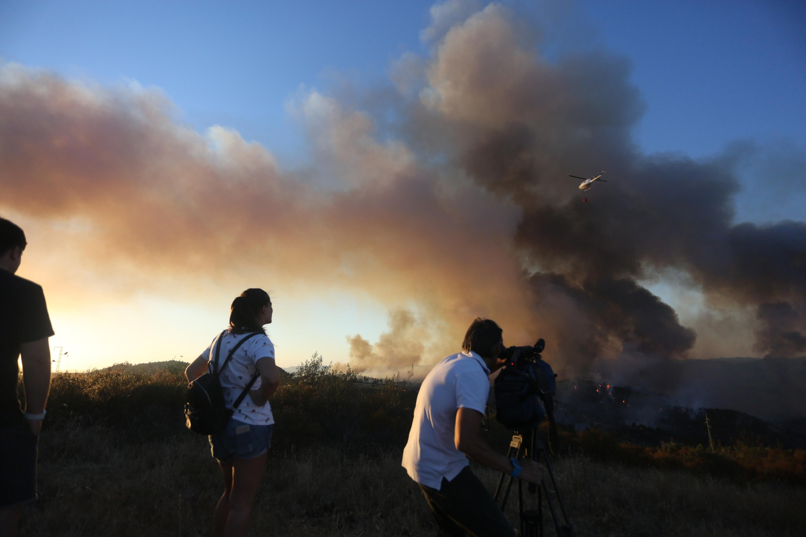 El incendio de Riotinto en imágenes