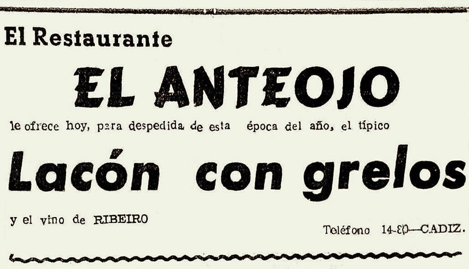 El Anteojo, imágenes con historia... y sabor