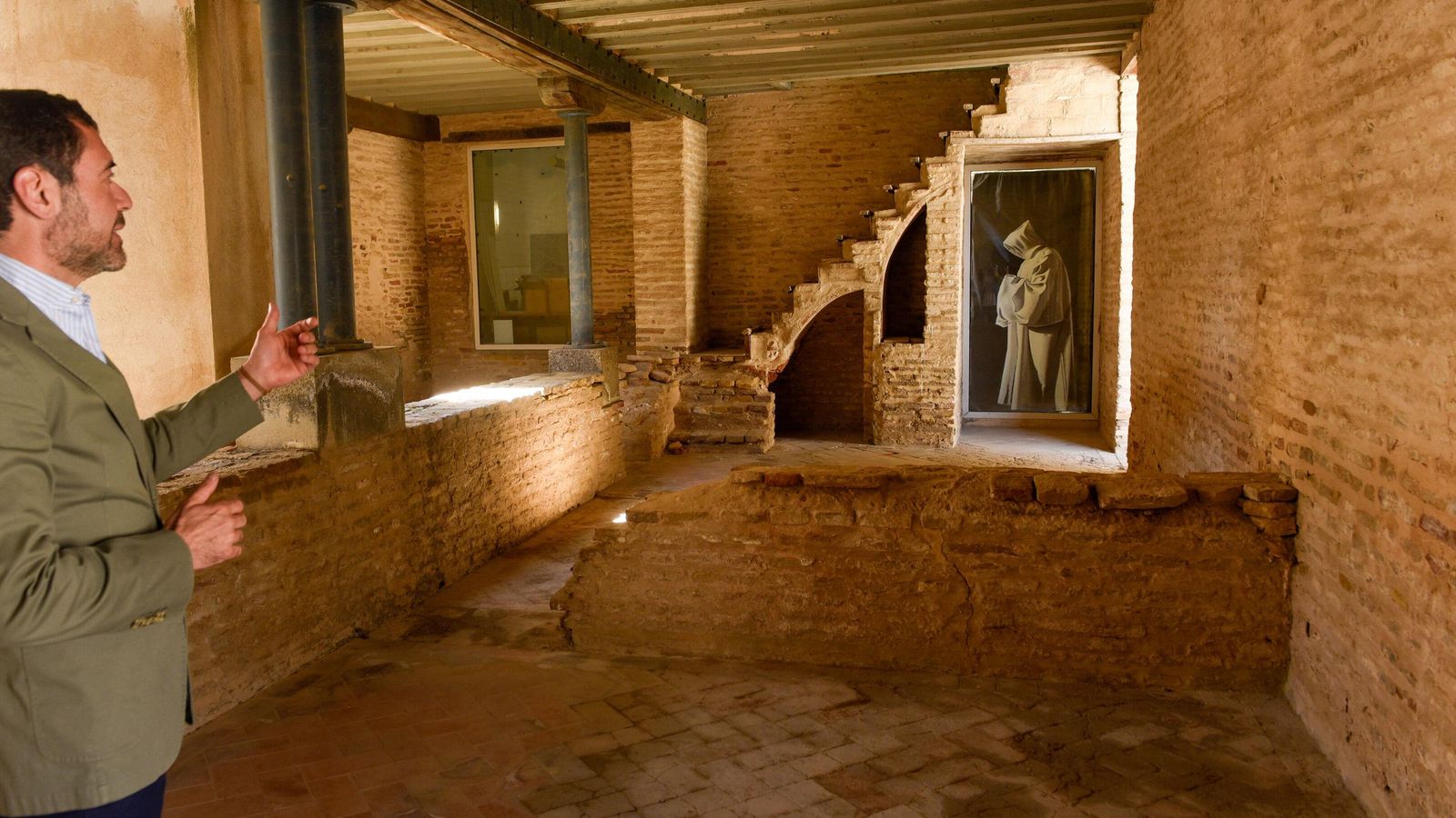 Restos de algunas de las celdas de los legos que se conservan y que se pueden visitar.