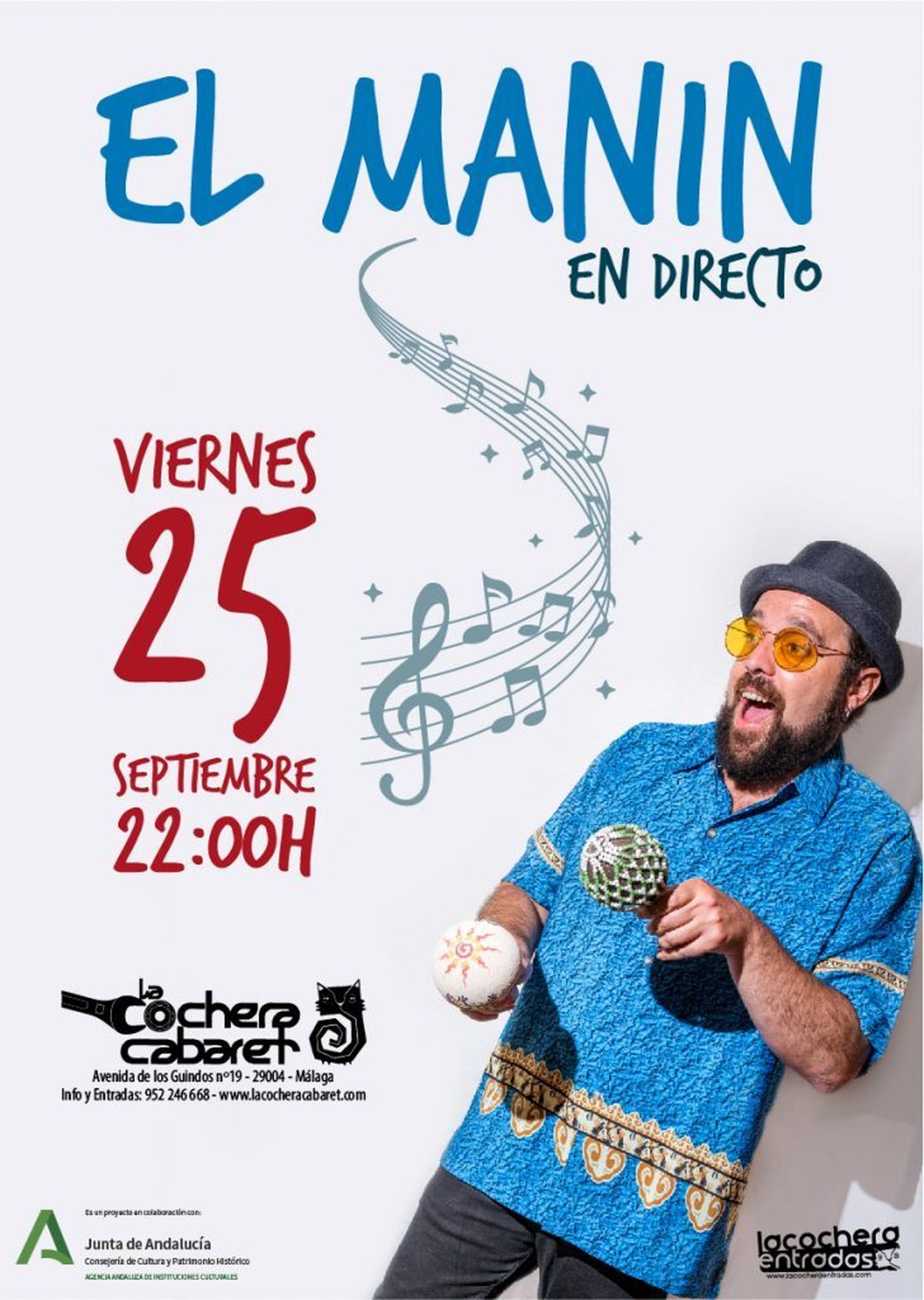 Cartel de El Manín.