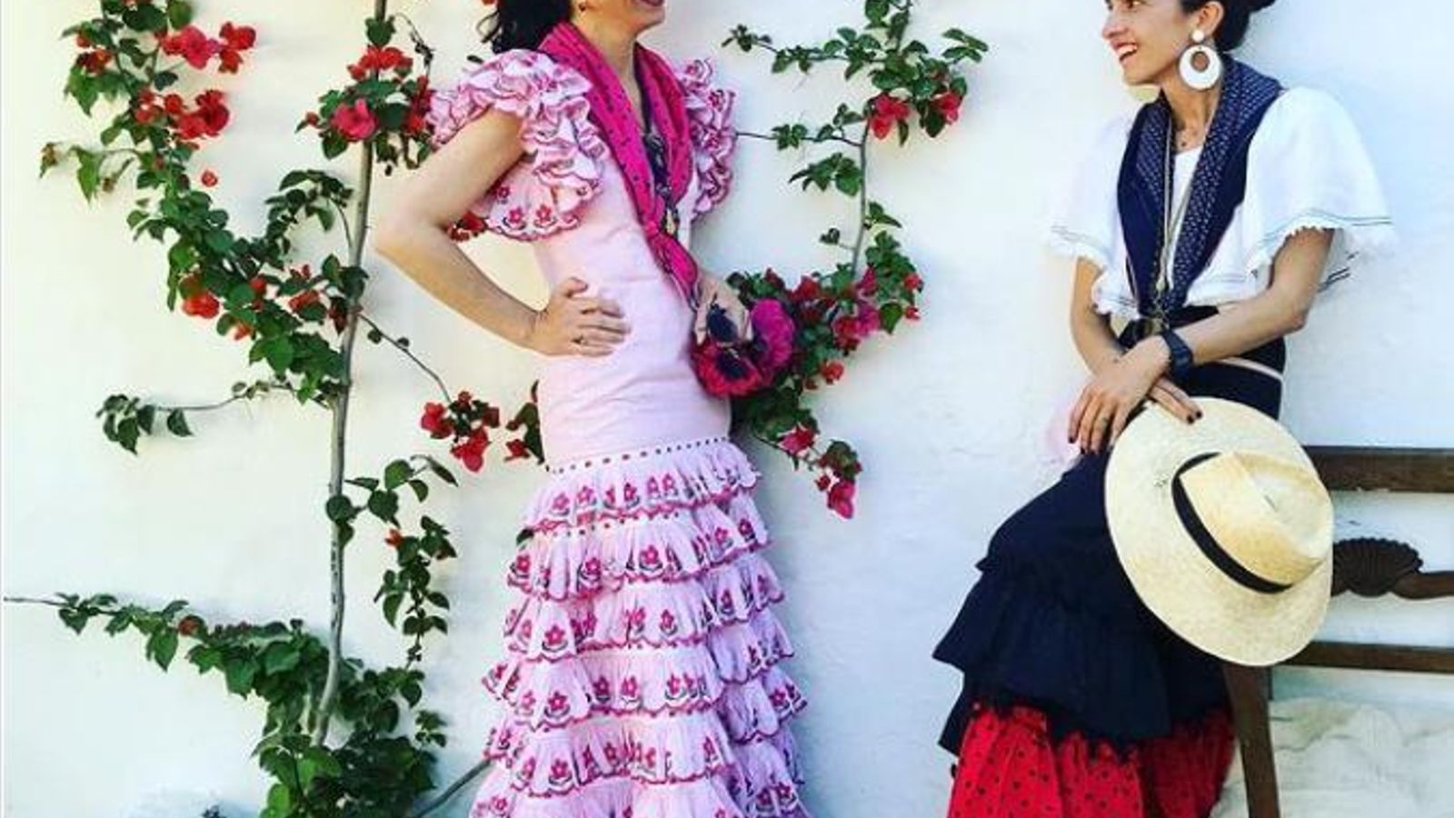 Rocío Peralta con un look cómodo en El Rocío. Rocío Peralta con un look cómodo en El Rocío.