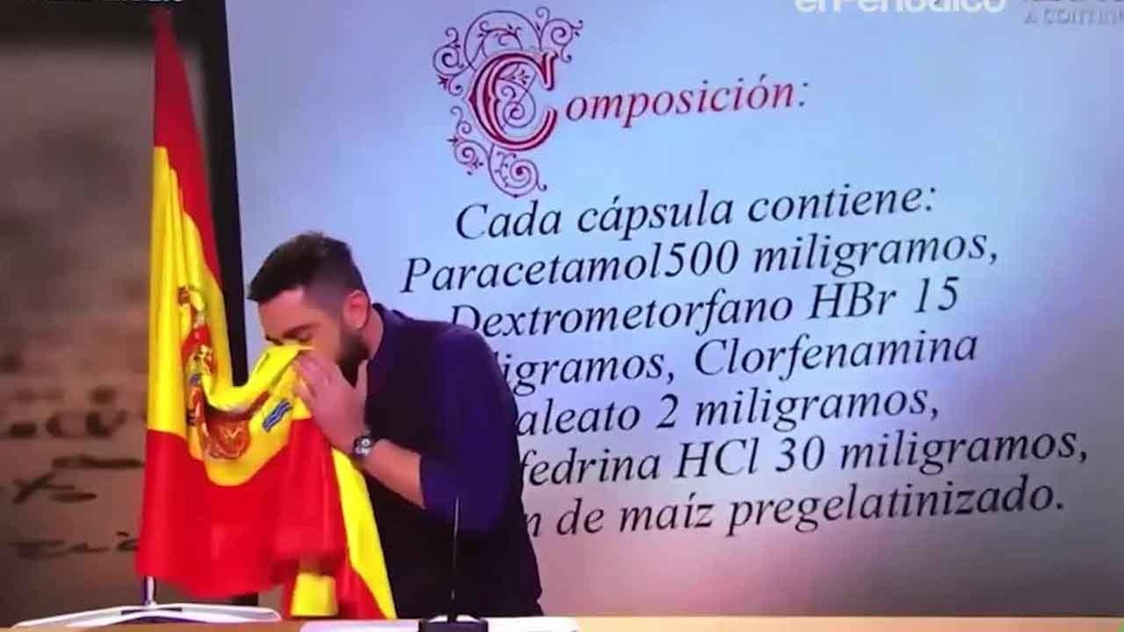 Dani Mateo tiene prohibido acercarse a una bandera