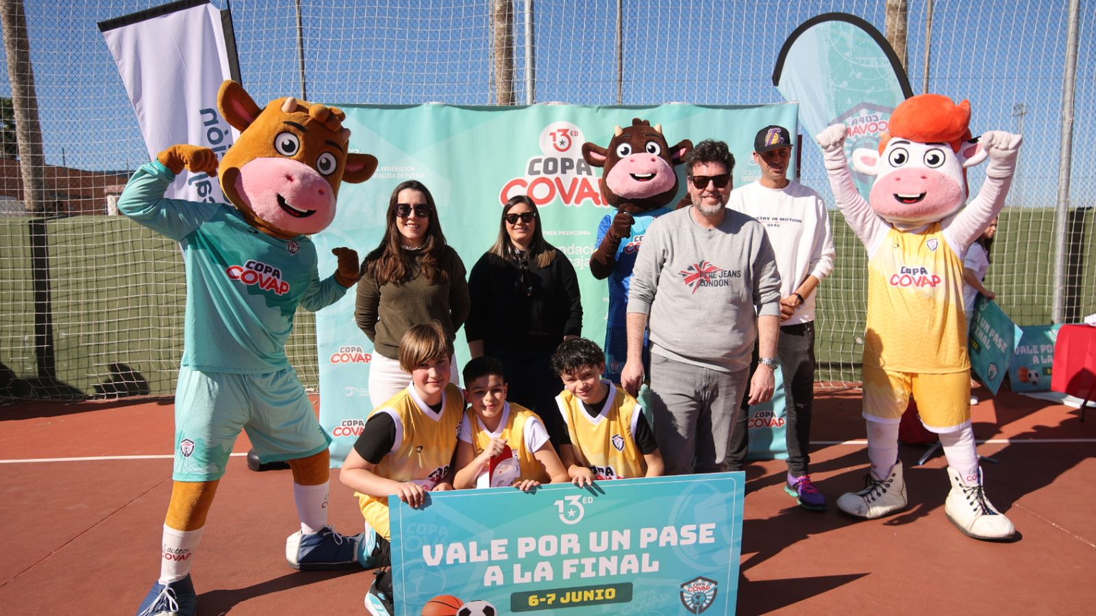 C.P. Peñarroya 1, ganadores de baloncesto 3x3 masculino de la 13ª Copa COVAP en Palma del Río