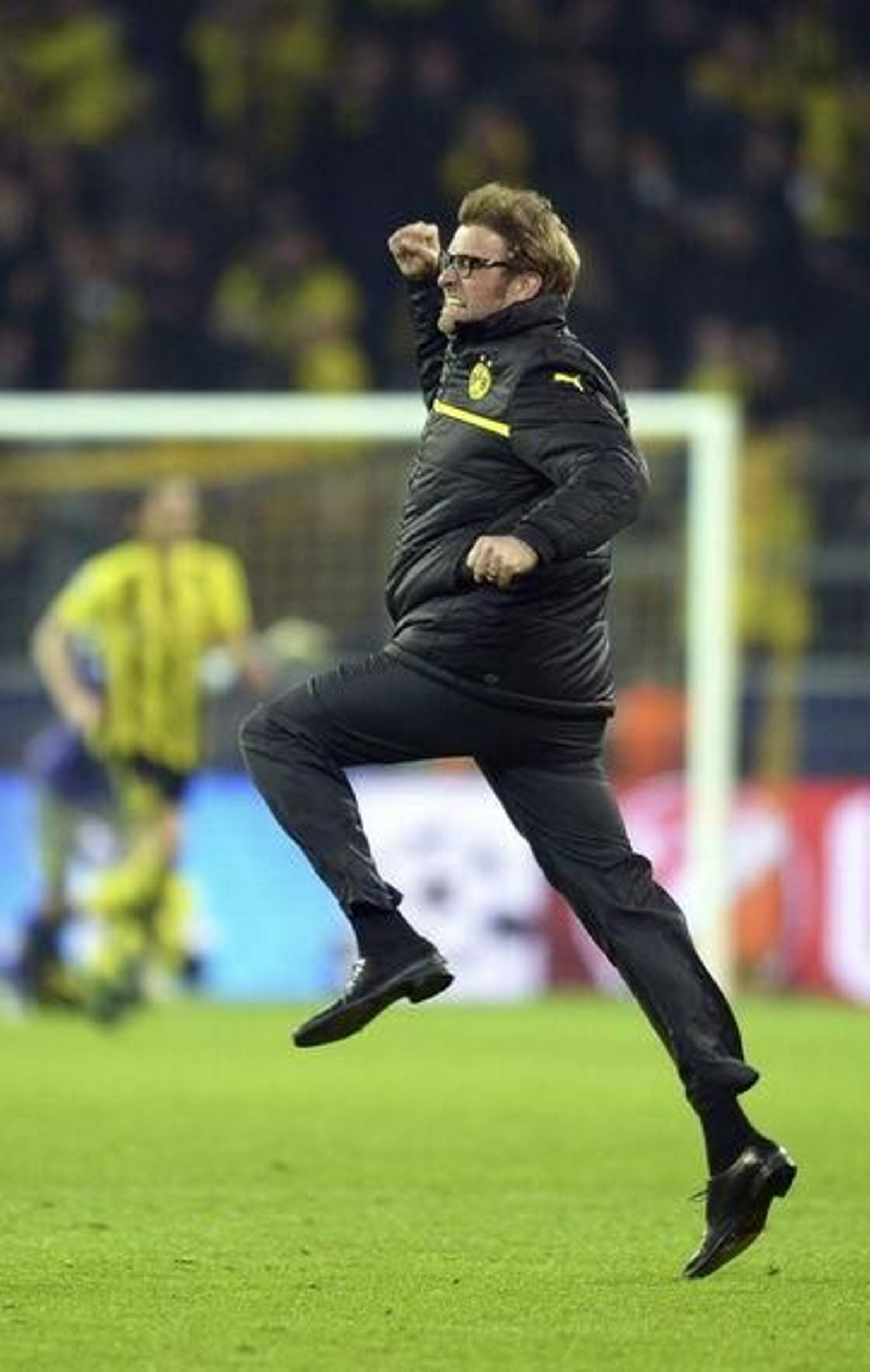 Las imágenes del Borussia Dortmund-Málaga, que cumple siete años.