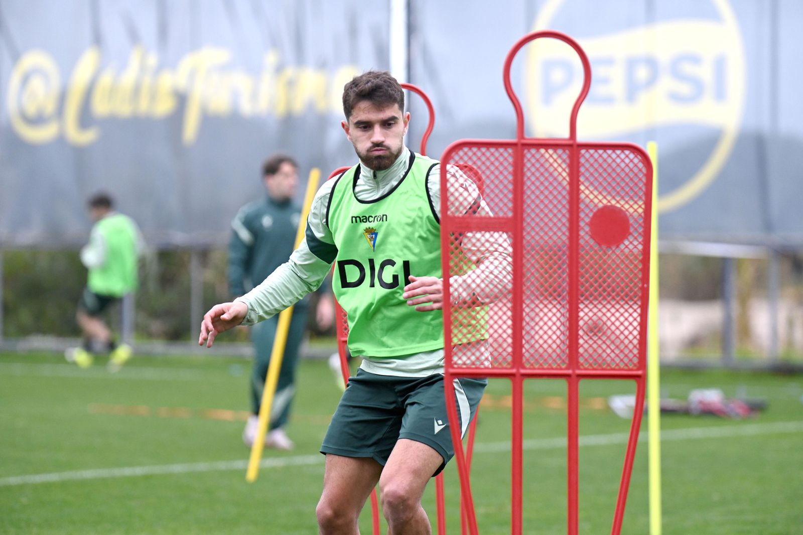Álvaro García Pascual en un entrenamiento.