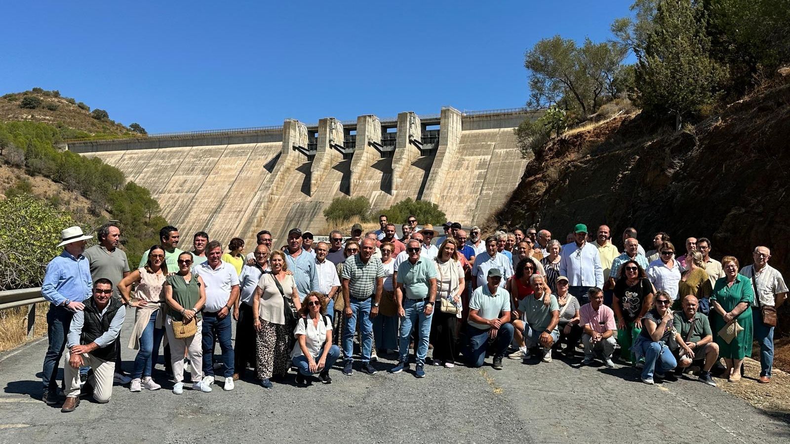 Asistentes en la celebración de la 'Ruta del agua'.