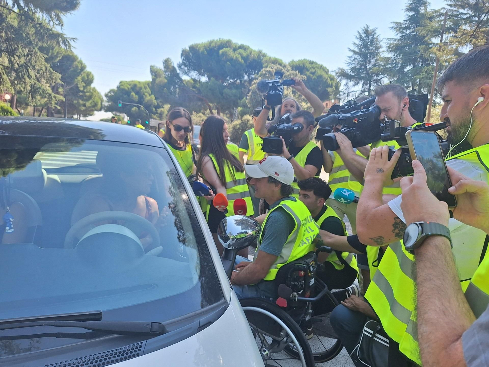 La Federación Nacional de Lesionados Medulares y Otras Discapacidades Físicas (ASPAYM) colabora con la DGT concienciando a los conductores sobre el grave riesgo que supone circular habiendo ingerido alcohol o drogas