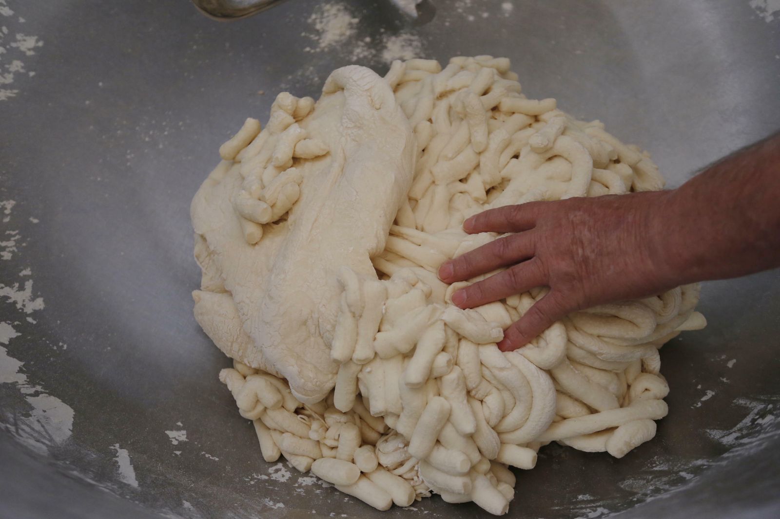 La masa madre que realiza cada día la paandería Pova