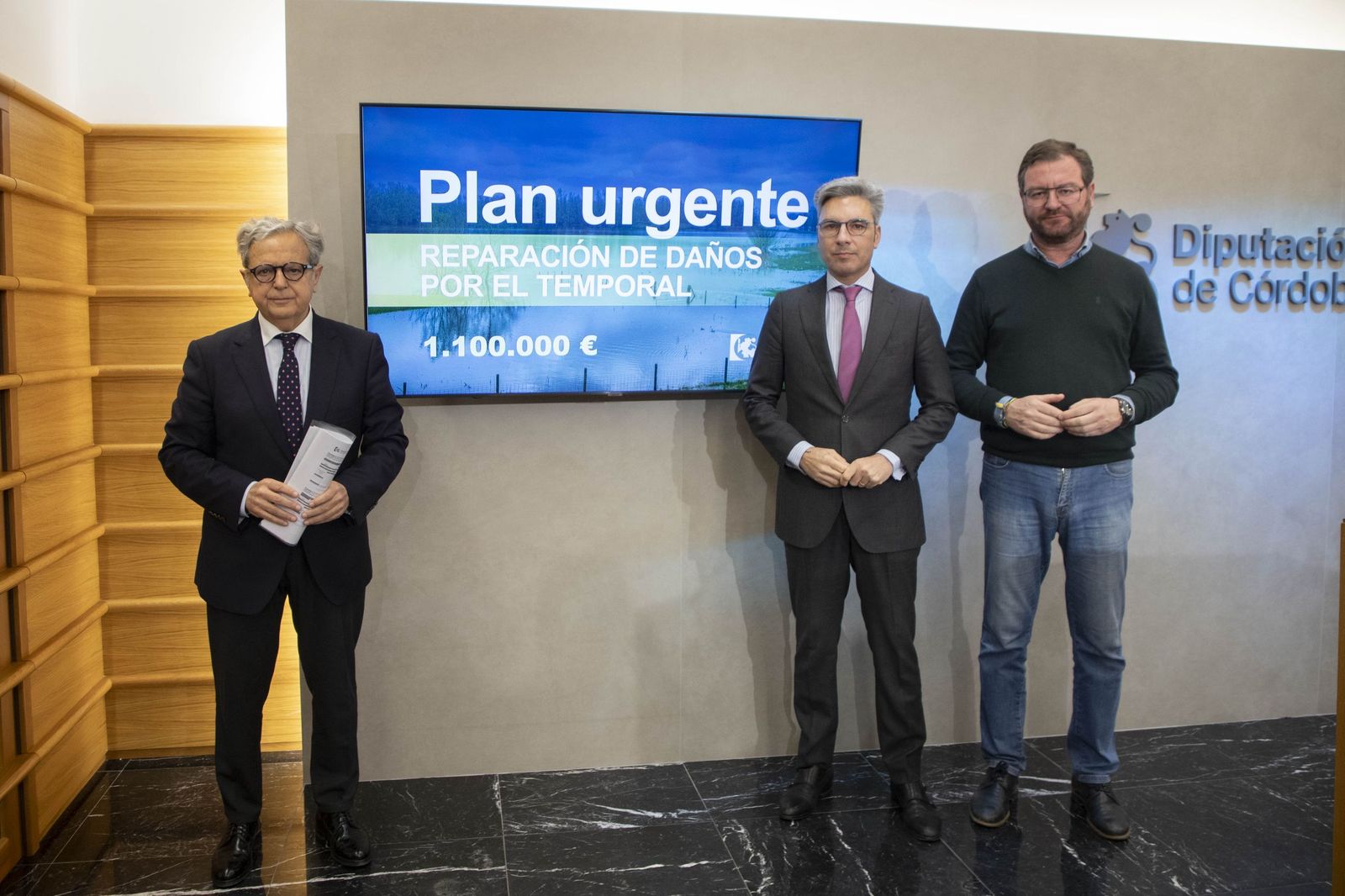 Presentación del Plan urgente de Reparación de daños por el temporal.