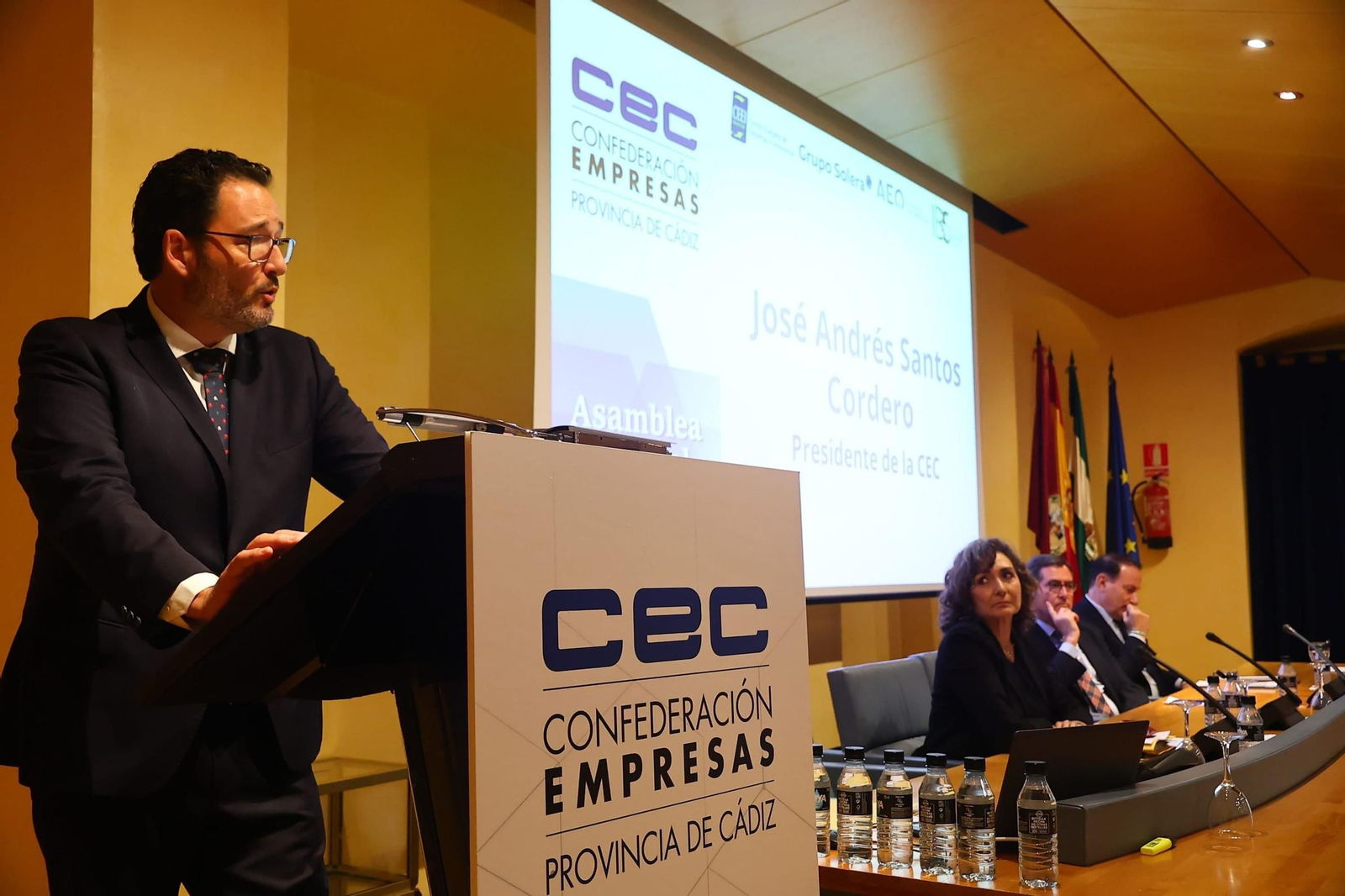 José Andrés Santos, presidente de la patronal de empresarios de Cádiz