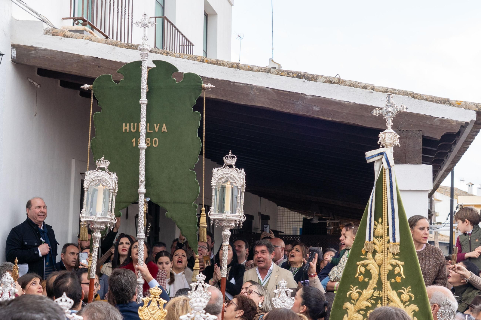 Imágenes de la peregrinación de la hermandad de Huelva al rocío en 2025