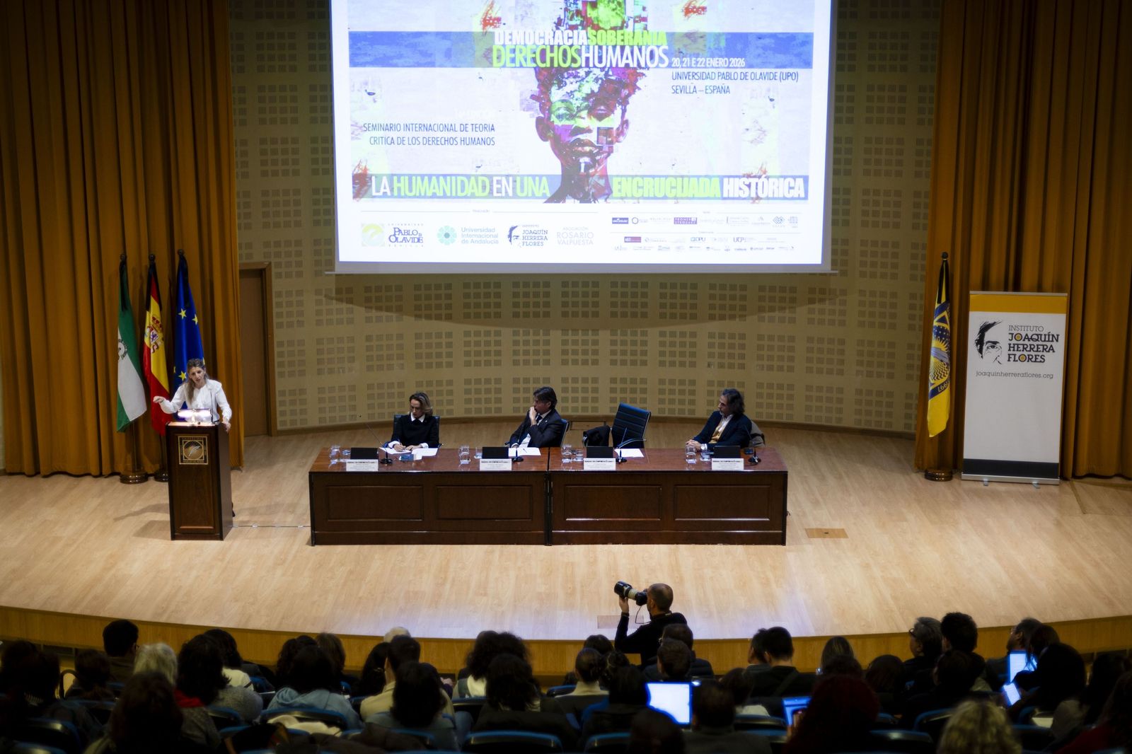 Conferencia de Yolanda Díaz en la UPO