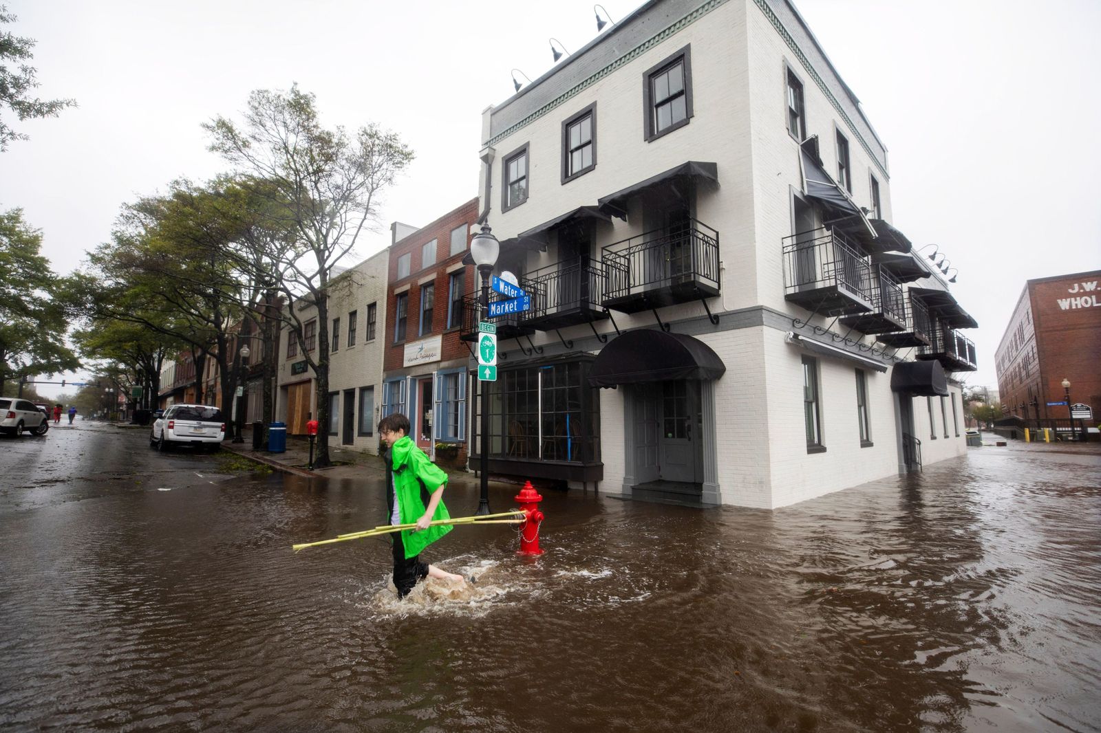 Inundaciones en Wilmington, Carolina del Norte