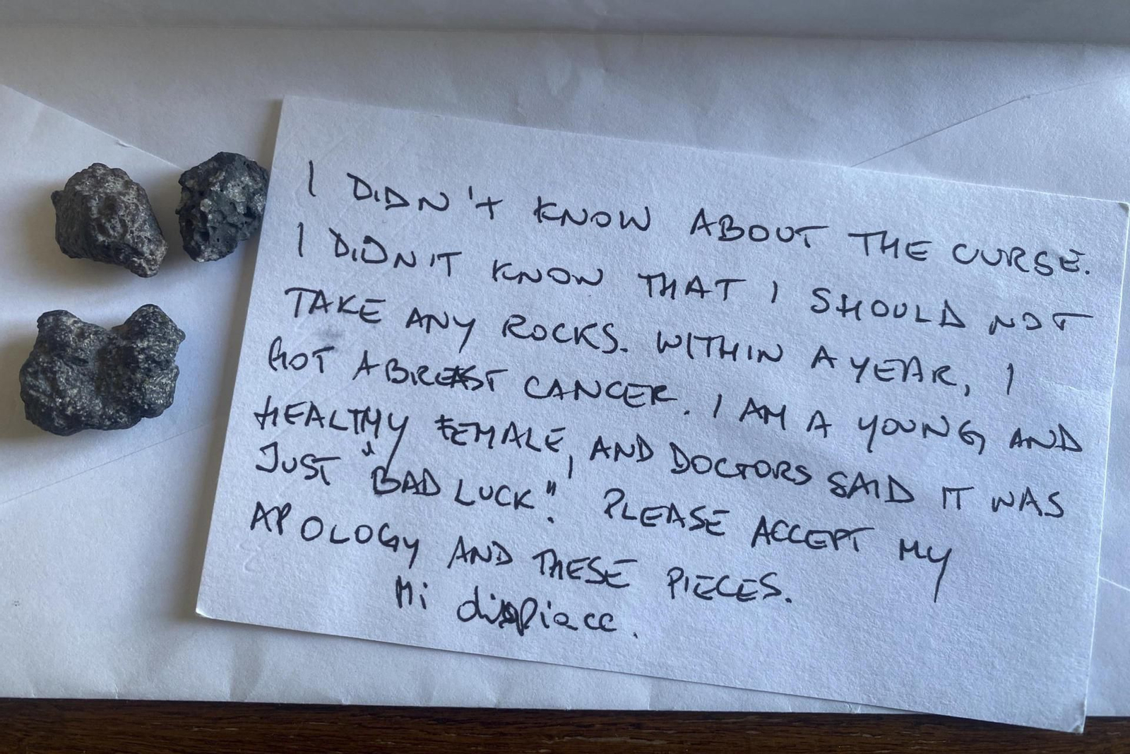 ¿Existe la maldición de Pompeya? Una mujer devuelve piedras robadas del yacimiento tras enfermar de cáncer