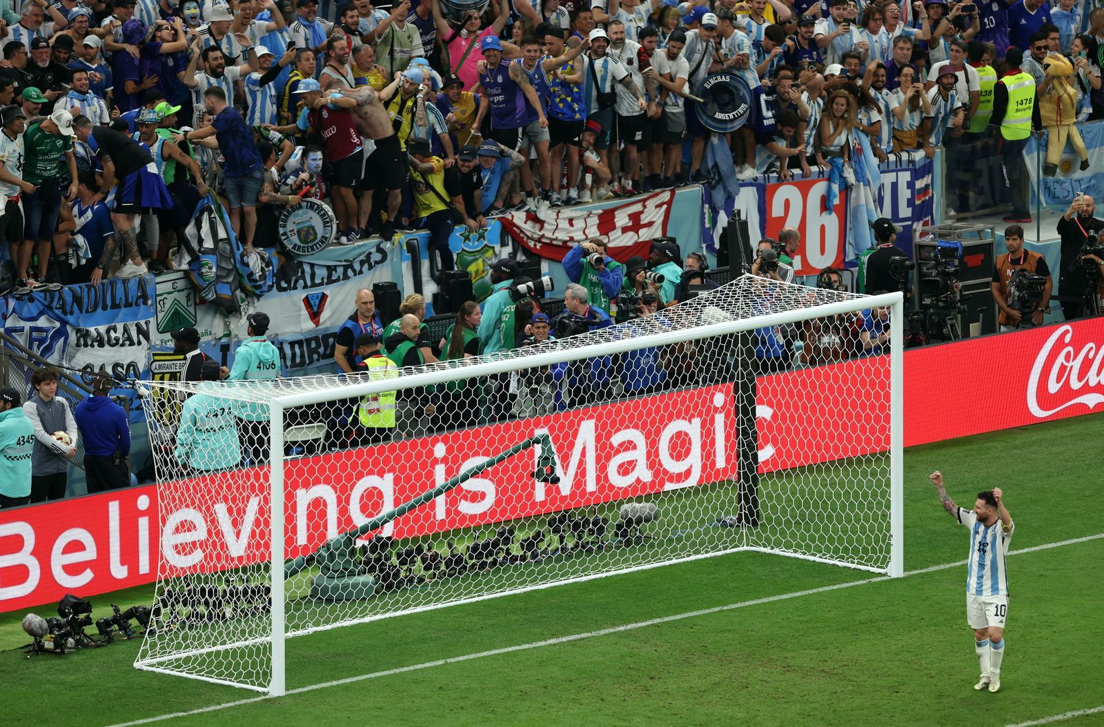 Las fotos de Messi contra Croacia