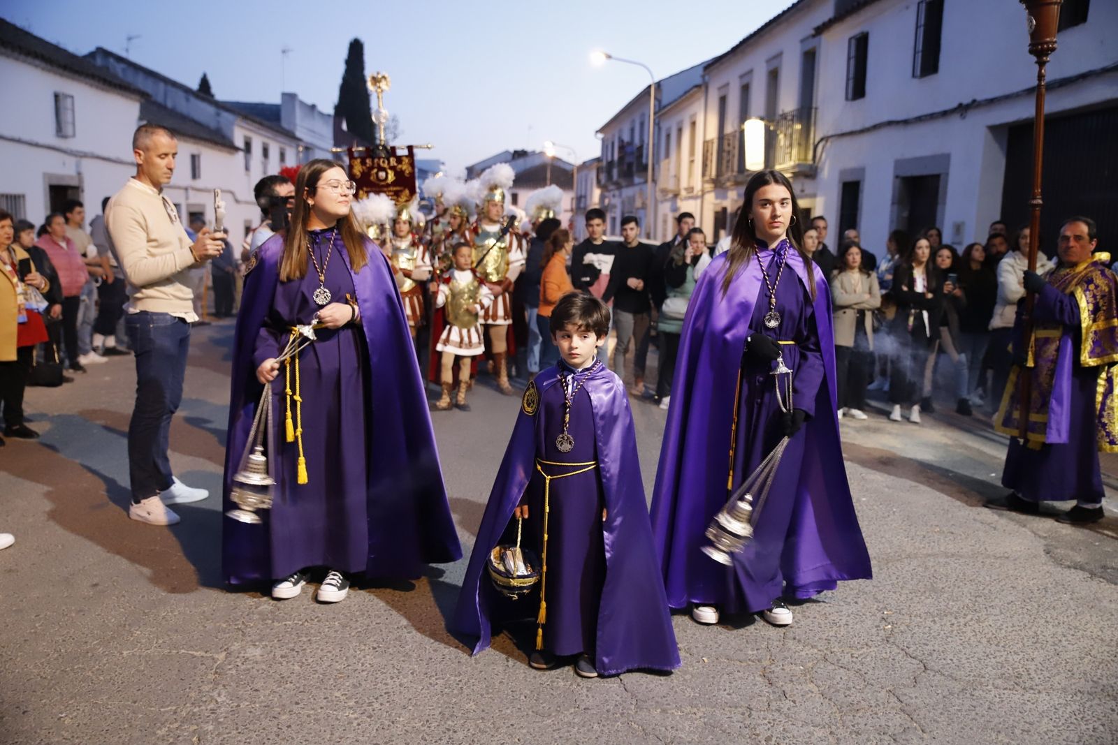 Miércoles Santo en Villanueva de Córdoba: La procesión del Santo Encuentro, en fotografías
