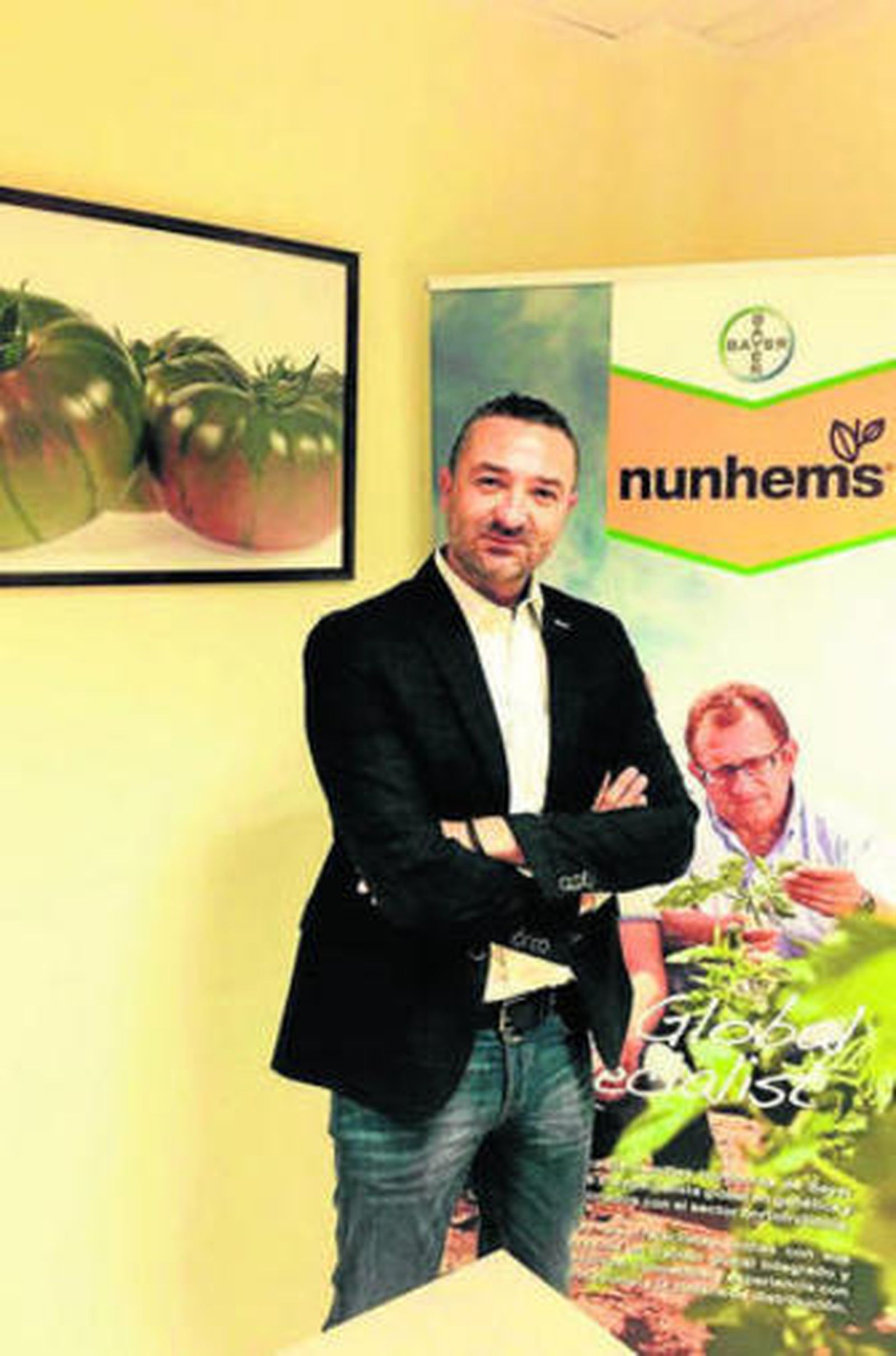 José Antonio Salinas, en las instalaciones de la compañía en Murcia.