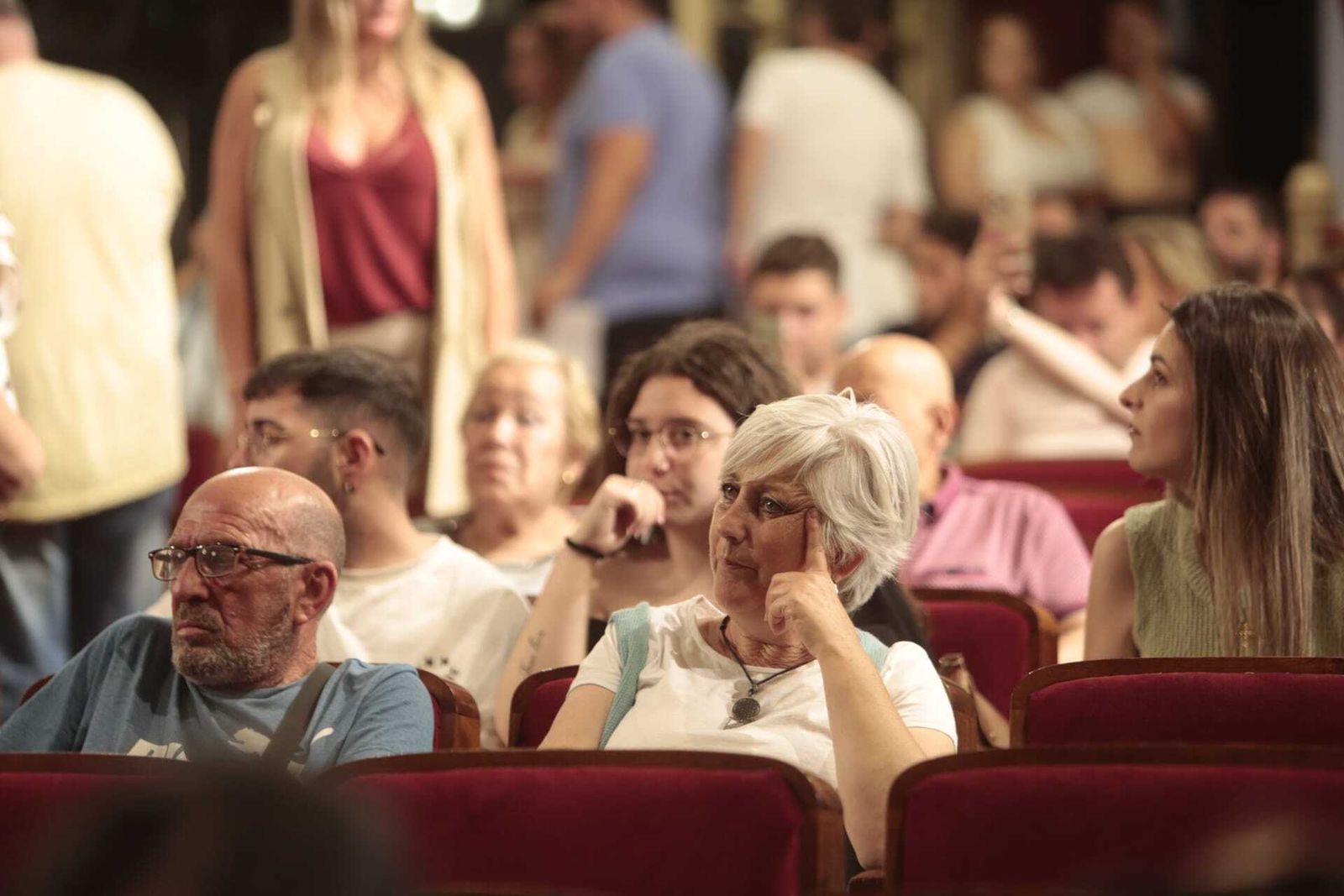 El ambiente en el teatro