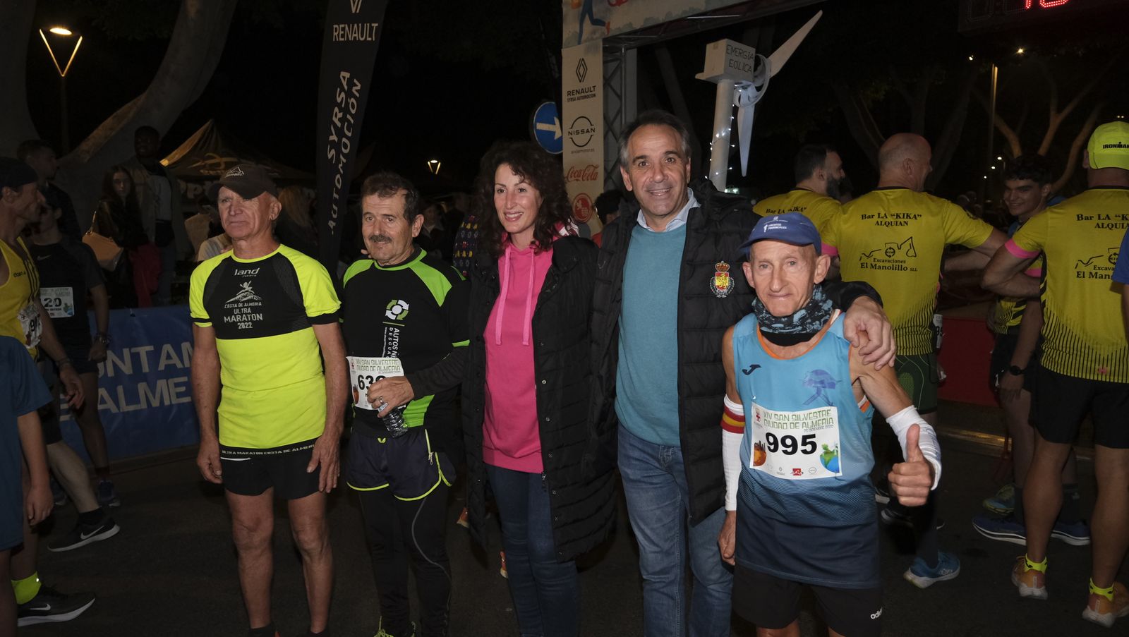 Imágenes de la XIV edición de la San Silvestre de Almería