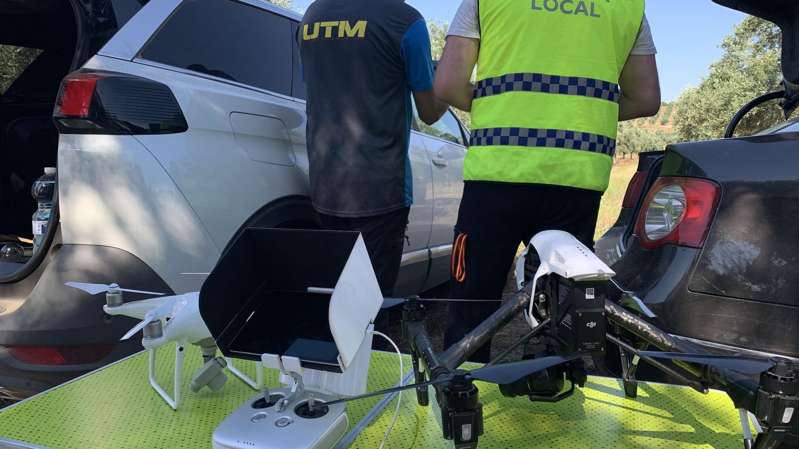 Detalle de uno de los aparatos utilizados por los miembros de Asemerpas.