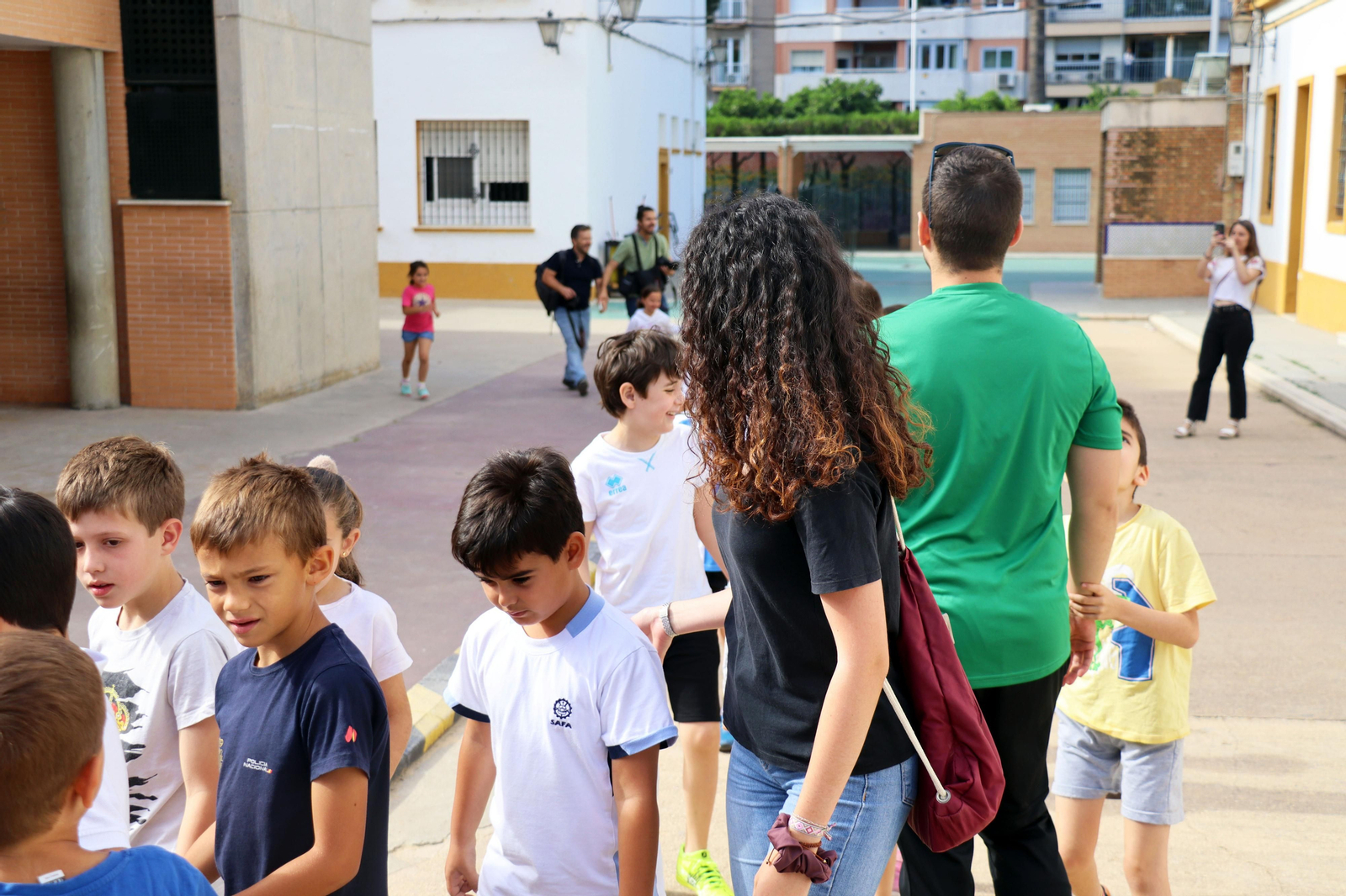 Imágenes Simulacro de Tsunami en el Colegio Funcadia Huelva