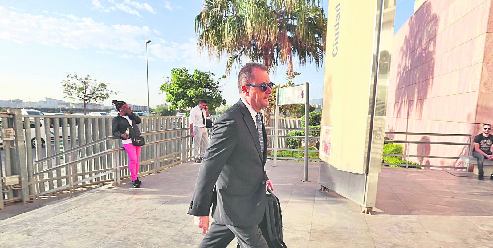 José María Muñoz, en los juzgados.