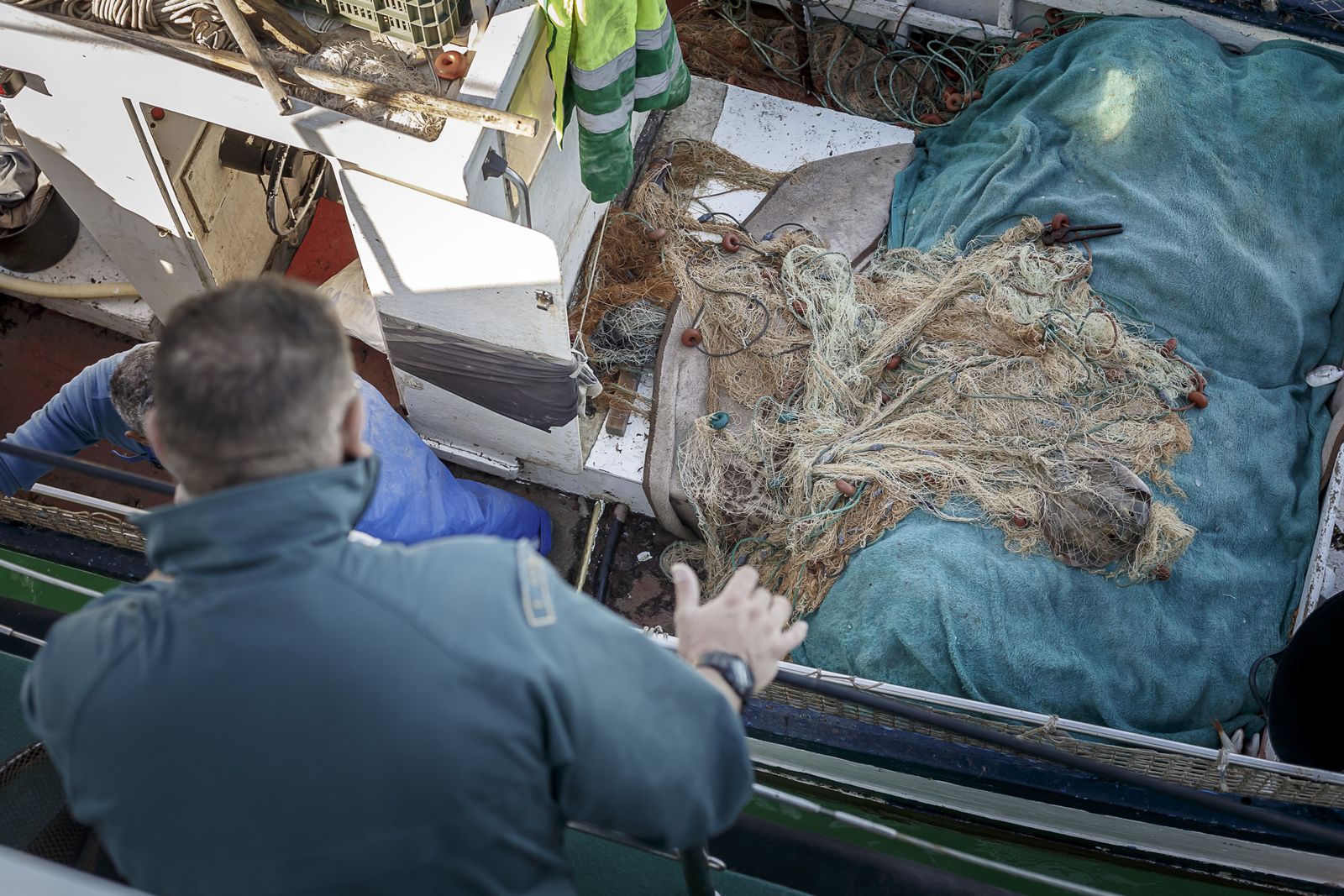 A bordo de la patrullera 'Río Agueda'