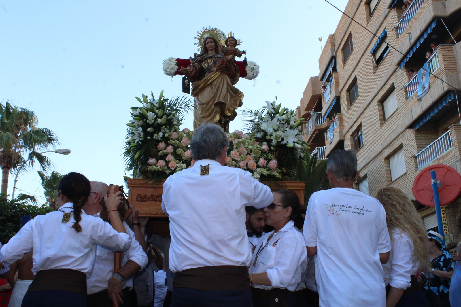 Imágenes de la procesión de la Virgen del Carmen en Garrucha