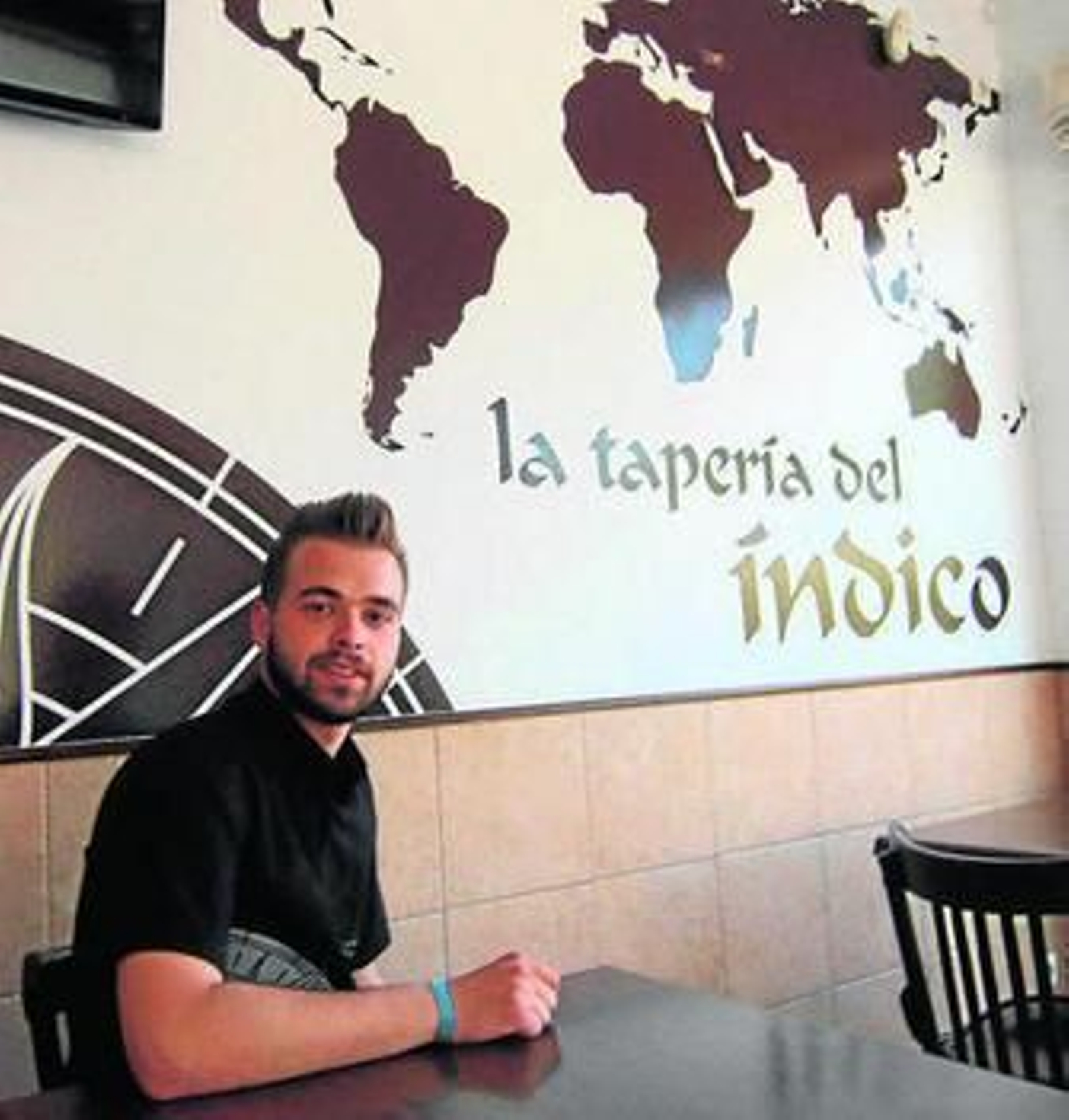 Ismael Carmona, en La Tapería del Índico.