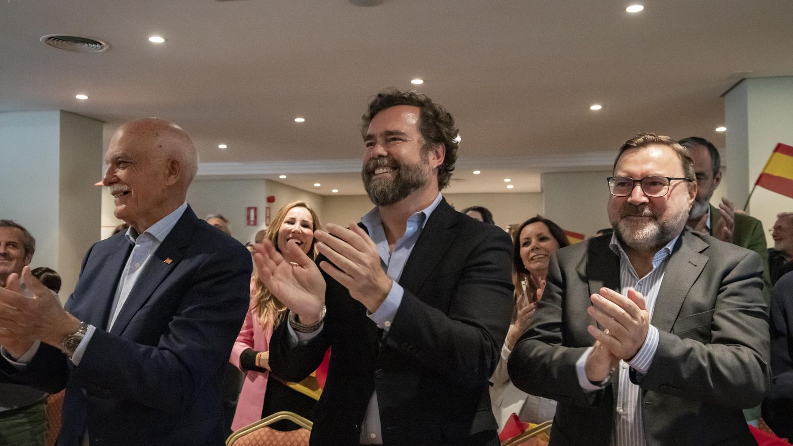 Iván Espinosa de los Monteros, durante el acto de este martes en Jerez.