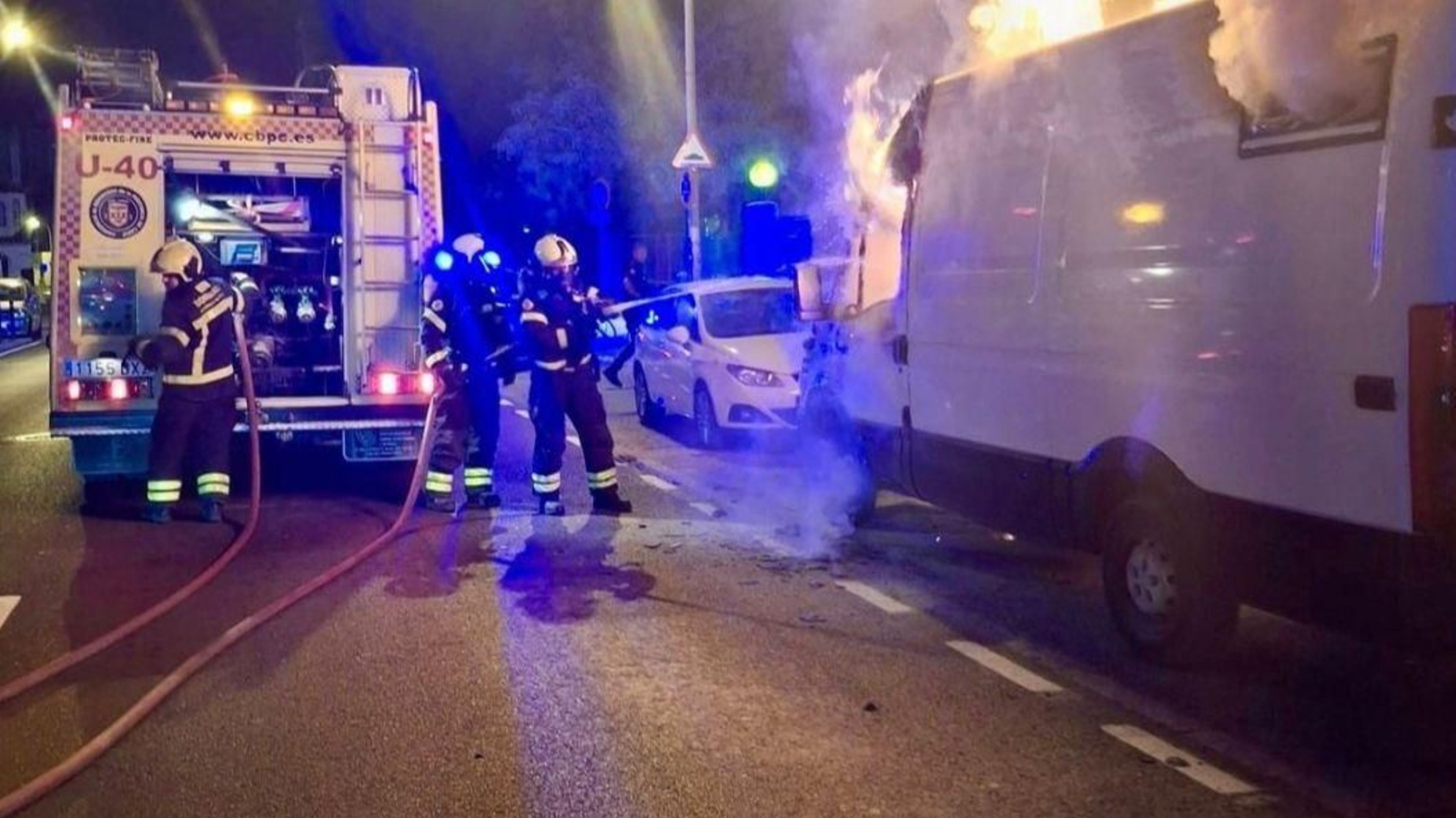 Una actuación reciente de los bomberos en la provincia, en una imagen de archivo.