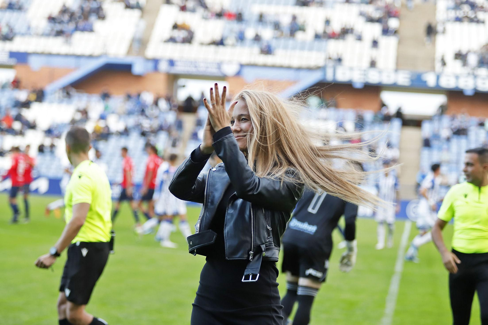 Imágenes del ambiente en el Recreativo de Huelva - San Fernando