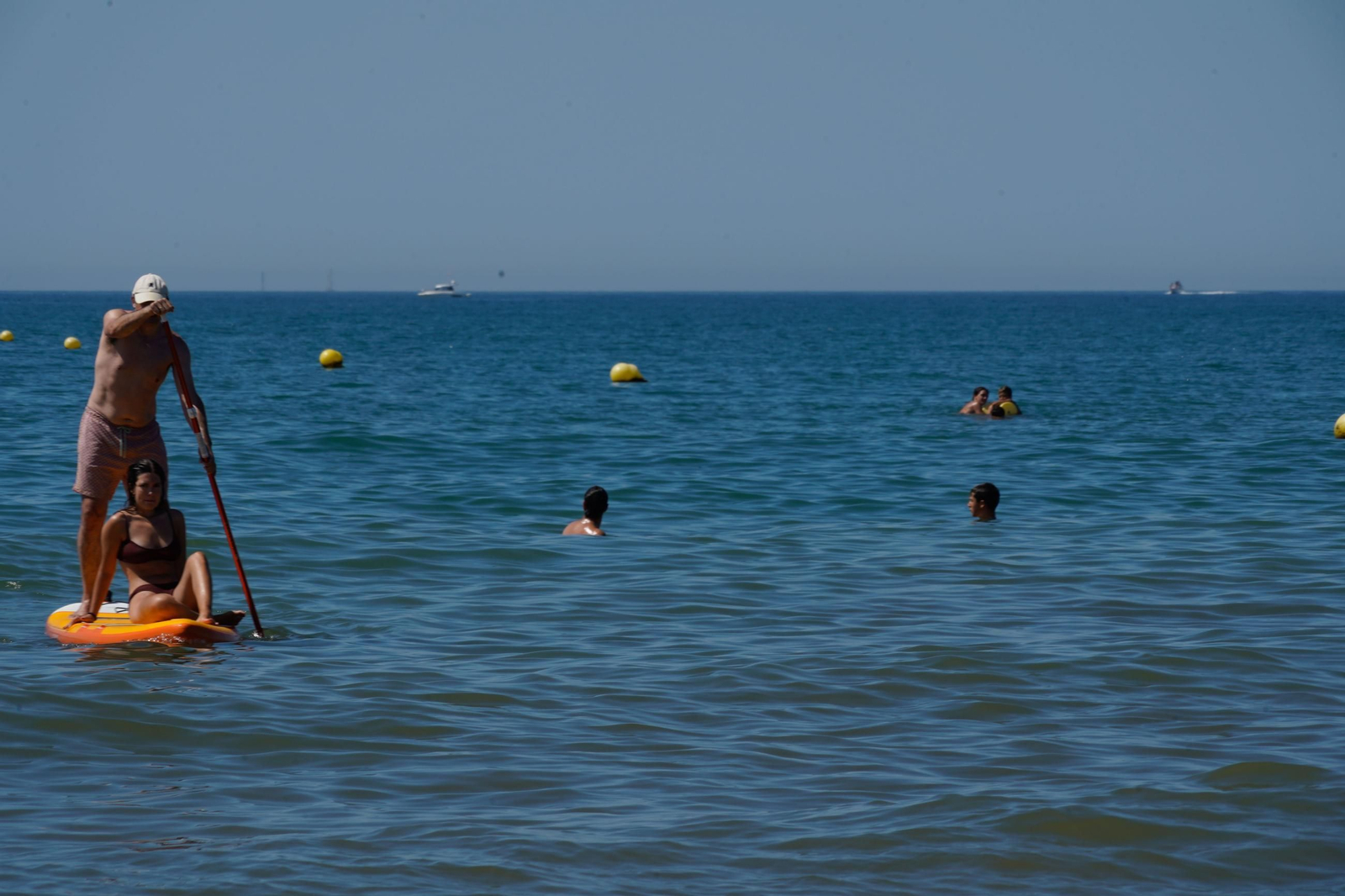 Imágenes de las playas de Huelva el sábado 17 de agosto