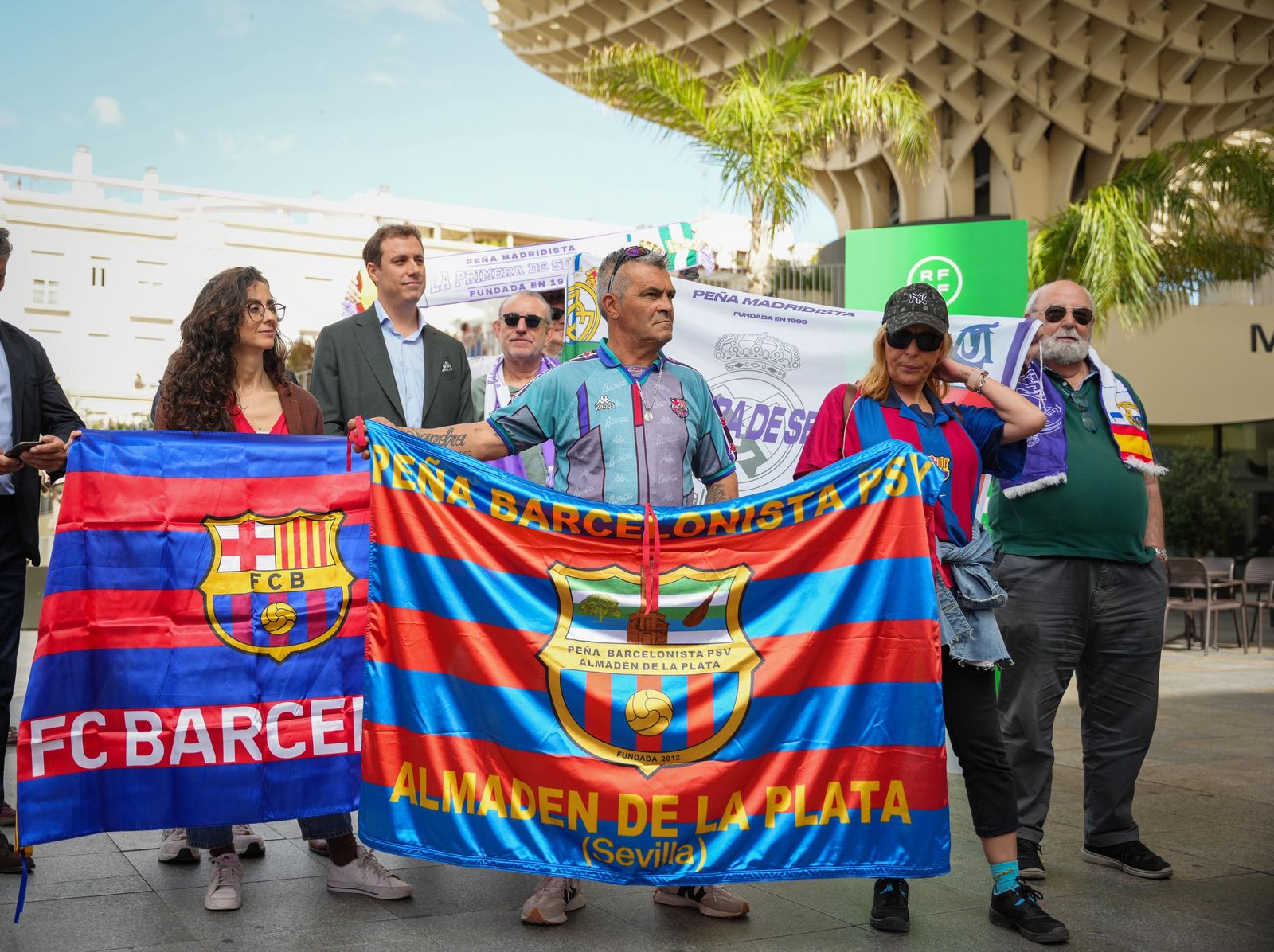 La fotos del día antes de la final de Copa Barcelona - Real Madrid