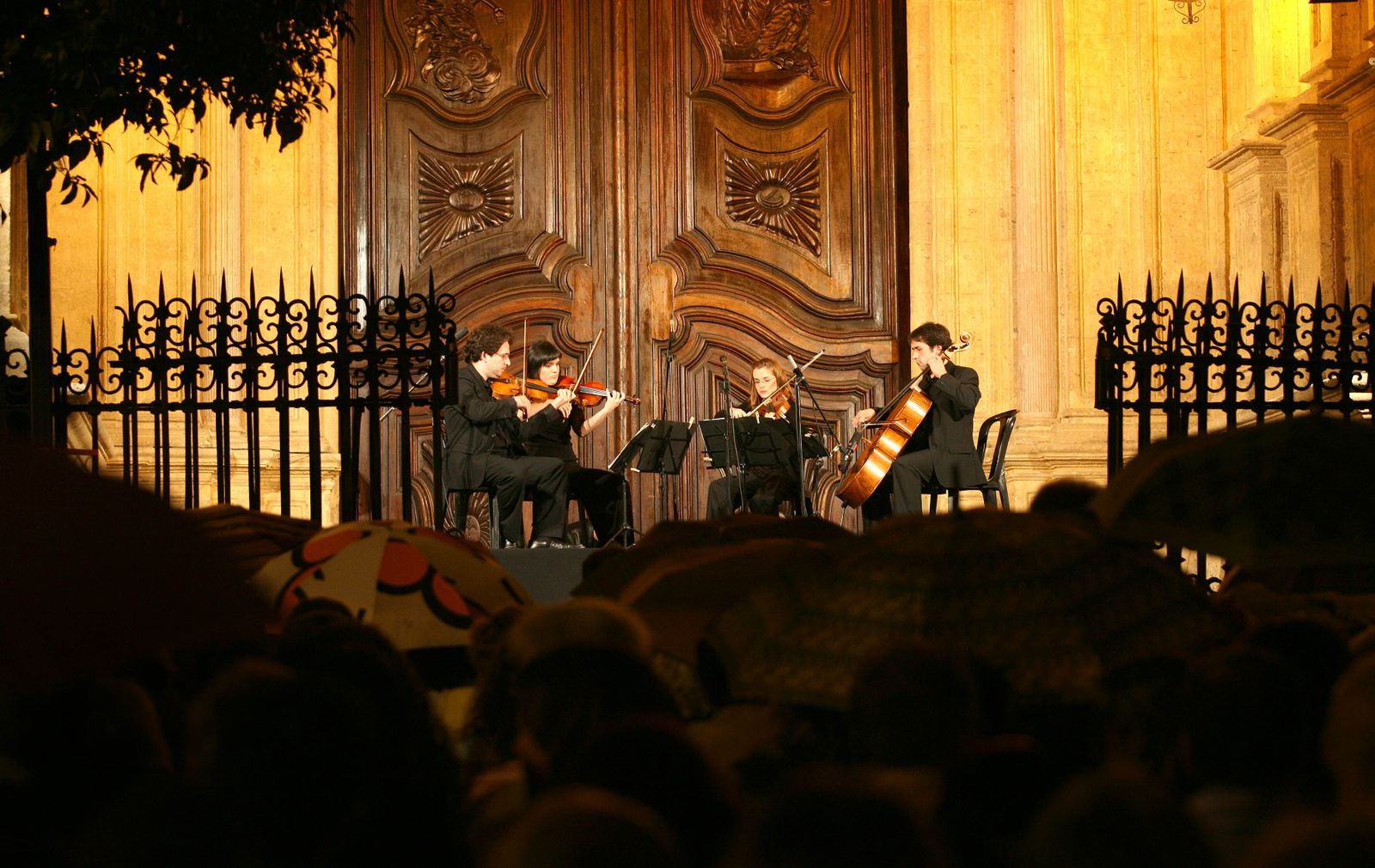 Concierto de una edición pasada de la Noche en Blanco de Sevilla.