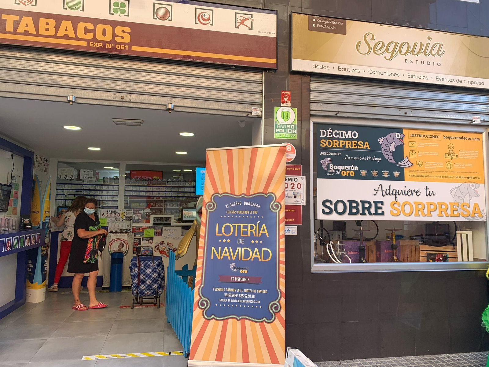 Despacho El Boquerón de Oro, en calle Lagunillas, 66.