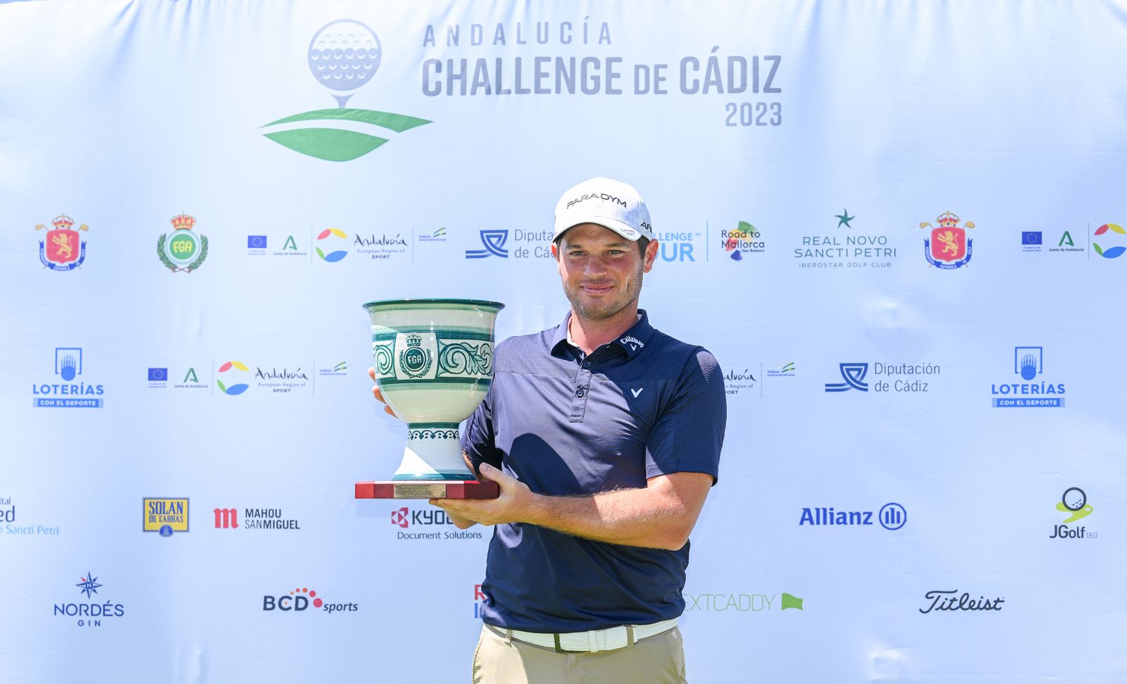Sam Hytsby, ganador del Challenge de Cadiz 2023.