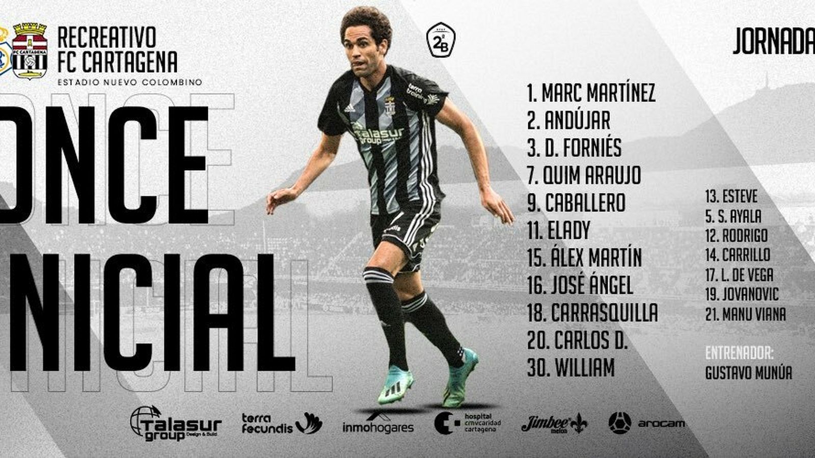 Alineación FC Cartagena