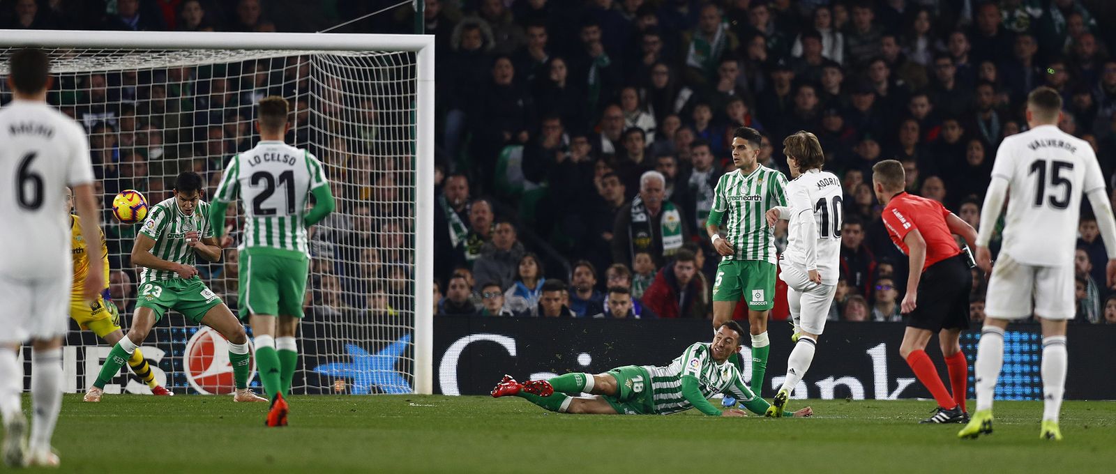 El Betis-Real Madrid, en imágenes